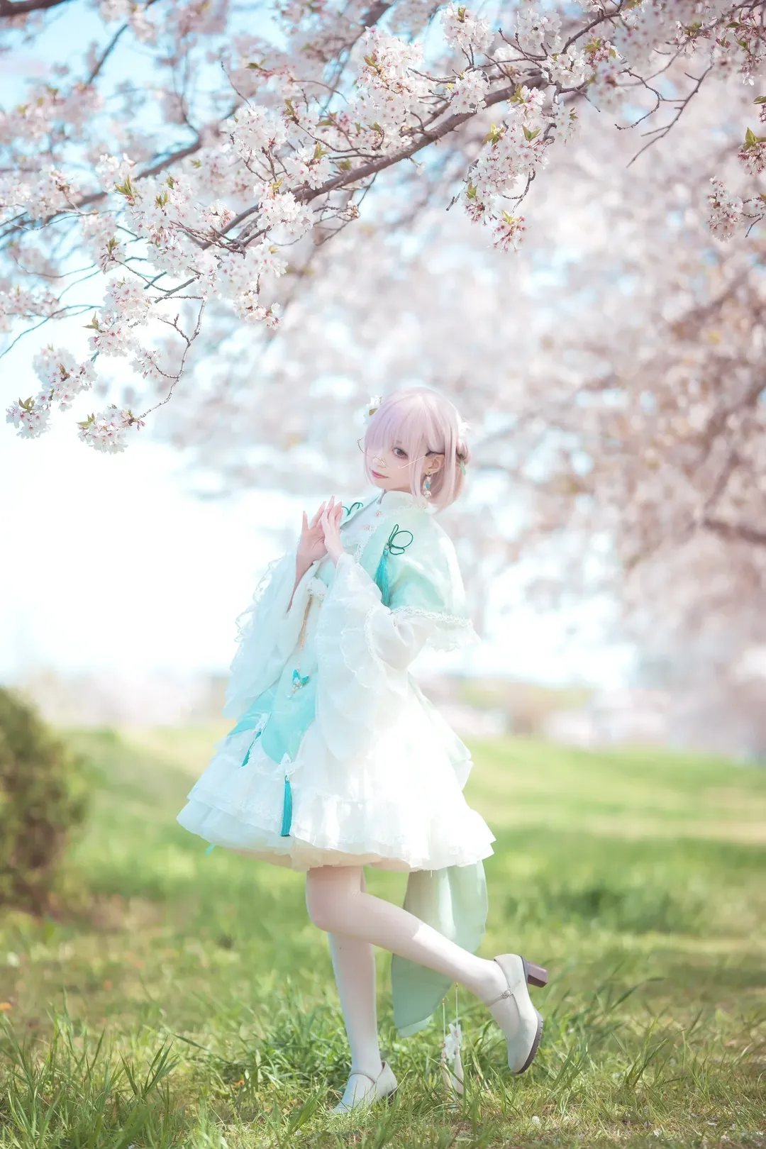 cosplay, Fate/Grand Order, 白丝, 玛修基列莱特cos, fgo四周年