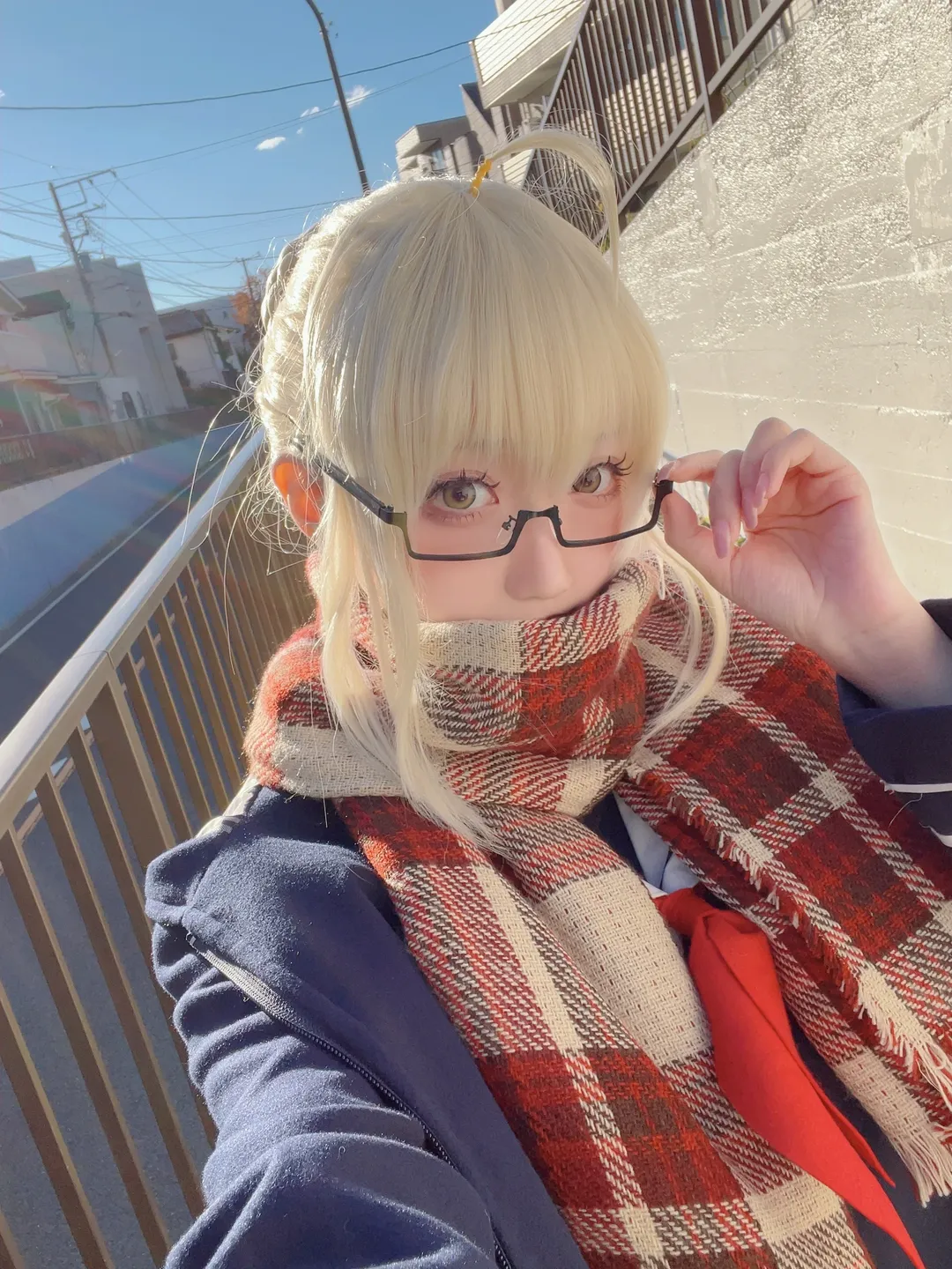 Fate/Grand Order, 黒ストッキング, 秋の雰囲気, 謎のヒロインXオルタ コスプレ, 日常スナップ - 1枚目