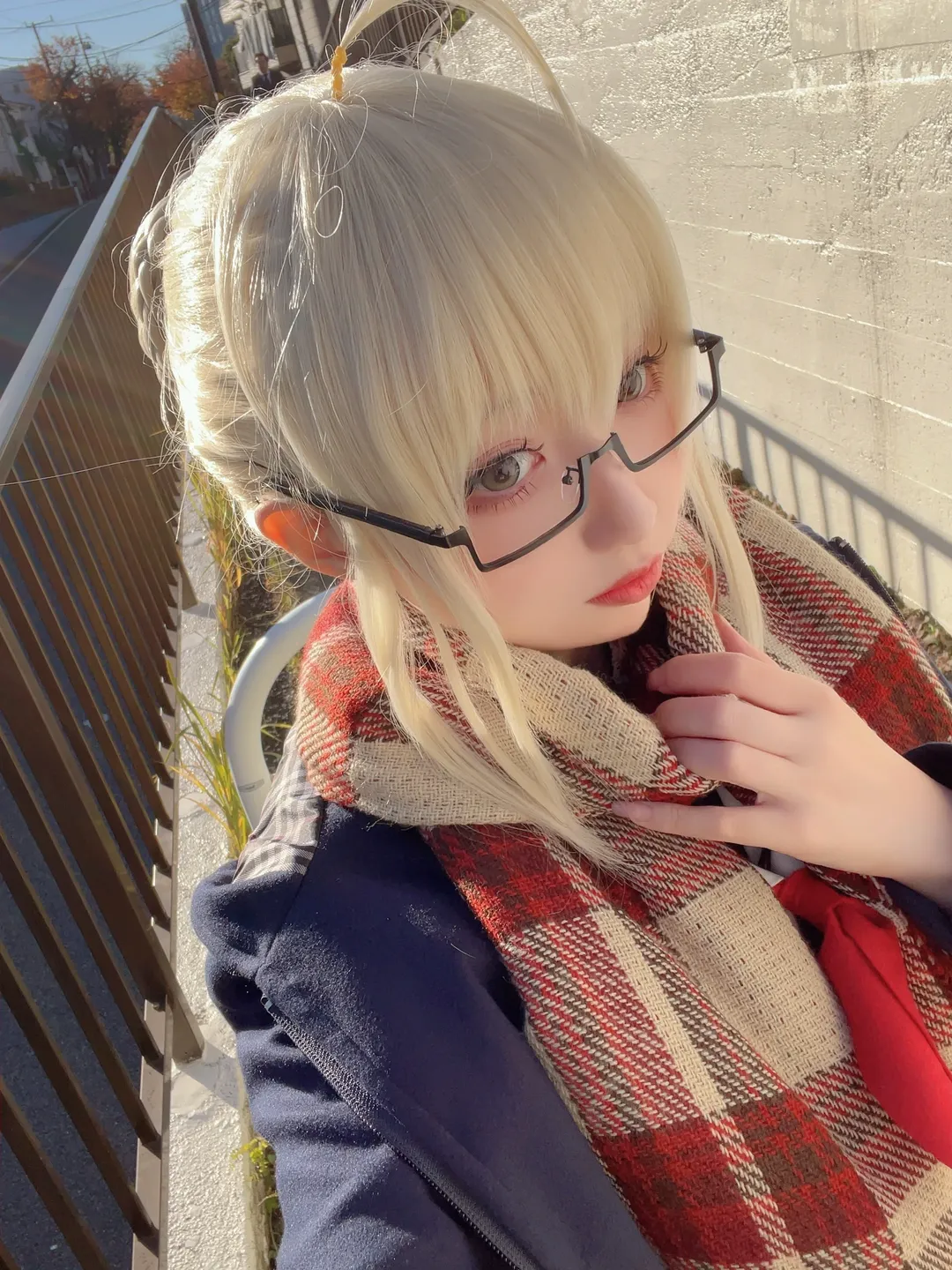 Fate/Grand Order, 黒ストッキング, 秋の雰囲気, 謎のヒロインXオルタ コスプレ, 日常スナップ - 2枚目