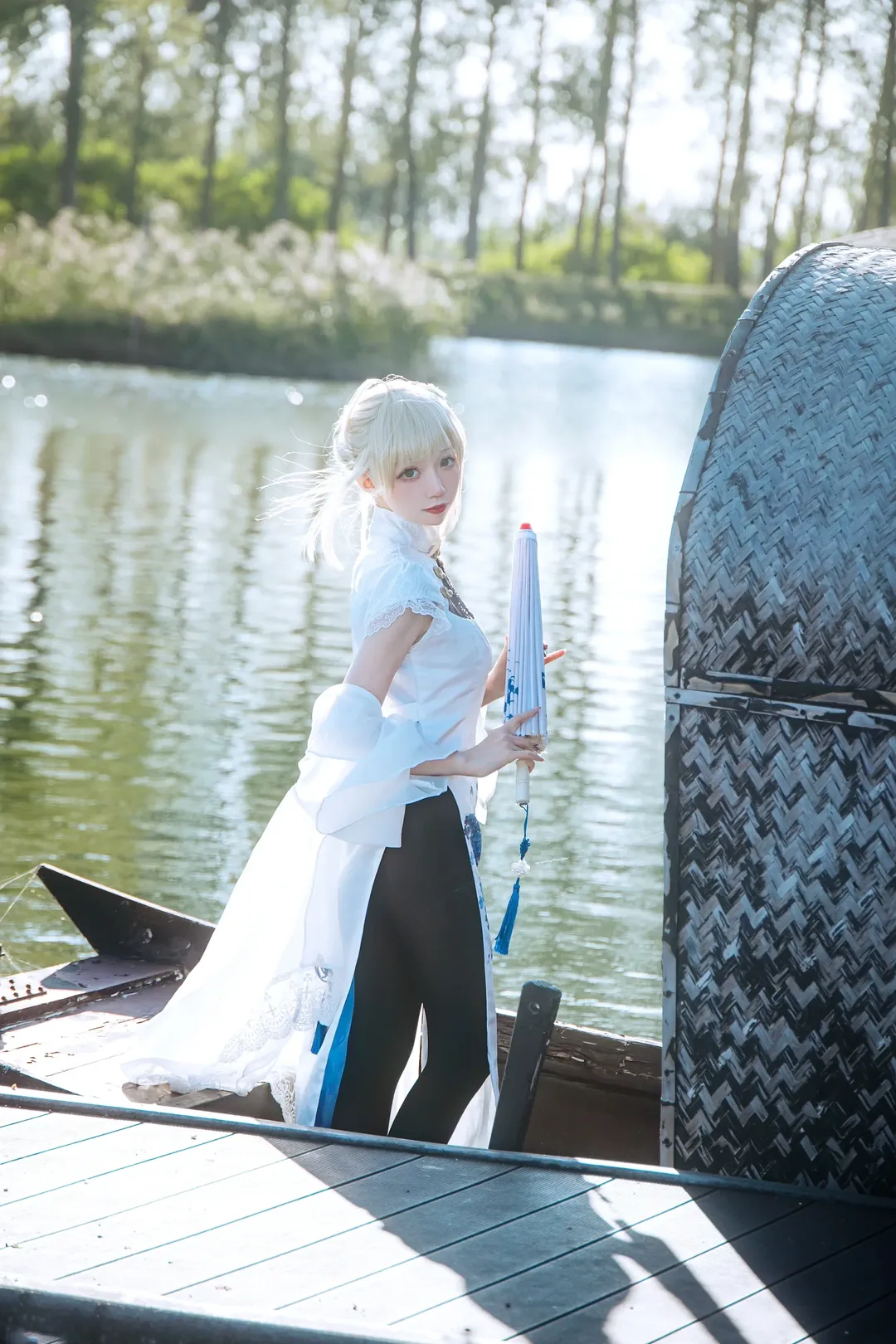 Fate/Grand Order, アルトリア コスプレ, チャイナドレス, Fate/Grand Order, 黒ストッキング - 10枚目