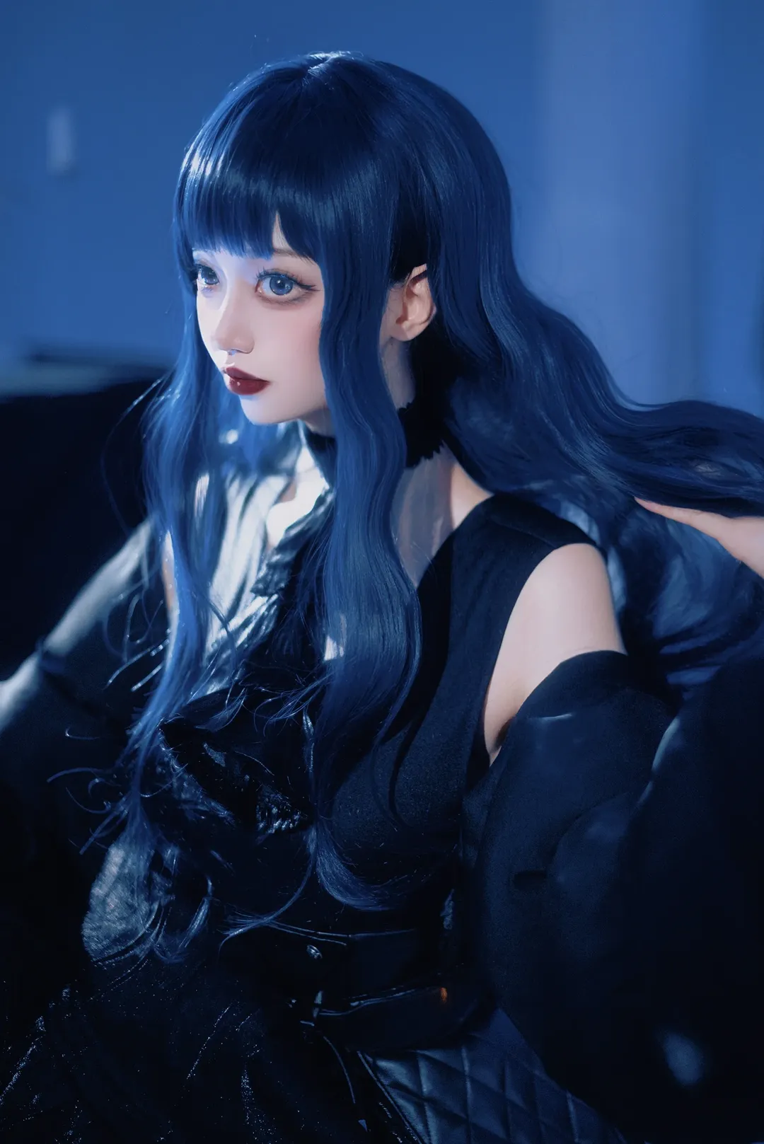 哥特风穿搭, 最终幻想14, 盖娅cos, 黑丝网袜, ff14 - 第7张