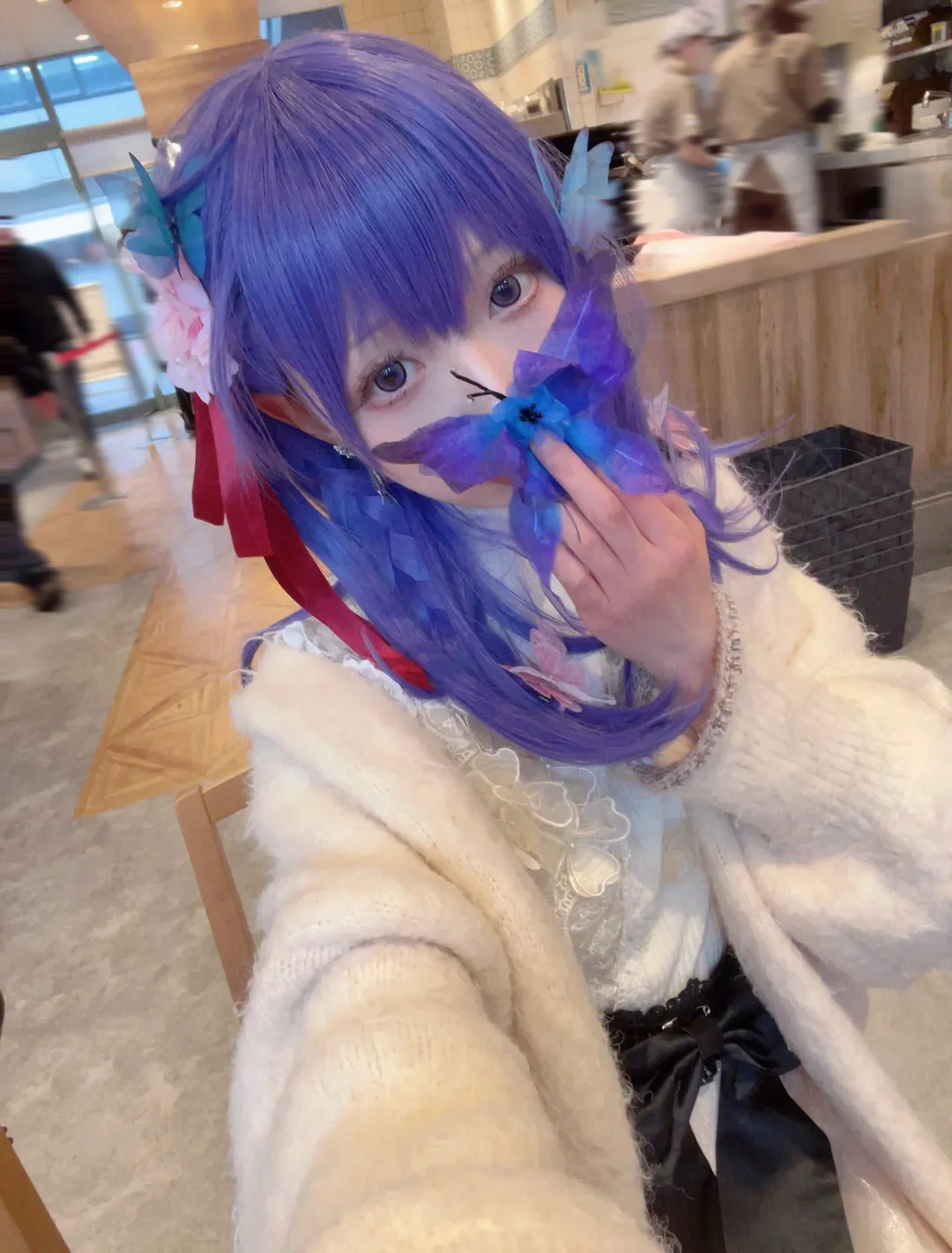 户外摄影, Fate/stay night, 间桐樱cos, 雨天氛围, 透明雨伞 - 第4张