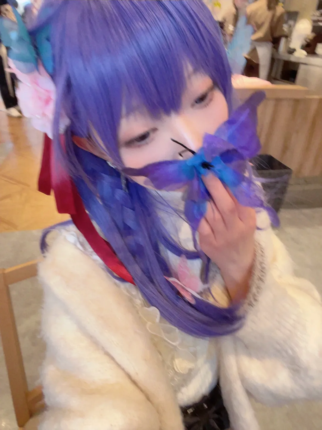 户外摄影, Fate/stay night, 间桐樱cos, 雨天氛围, 透明雨伞 - 第8张