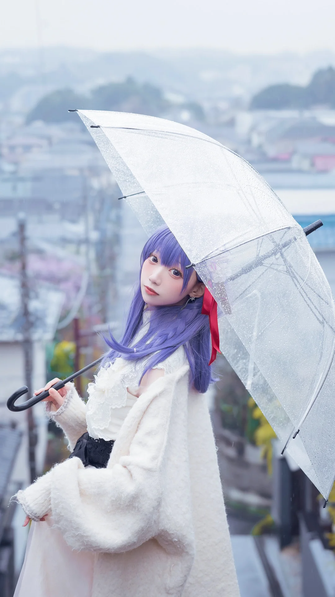 Fateシリーズ, 間桐桜 コスプレ, コスプレ撮影, 桜の季節の写真, 雨の日の雰囲気 - 10枚目