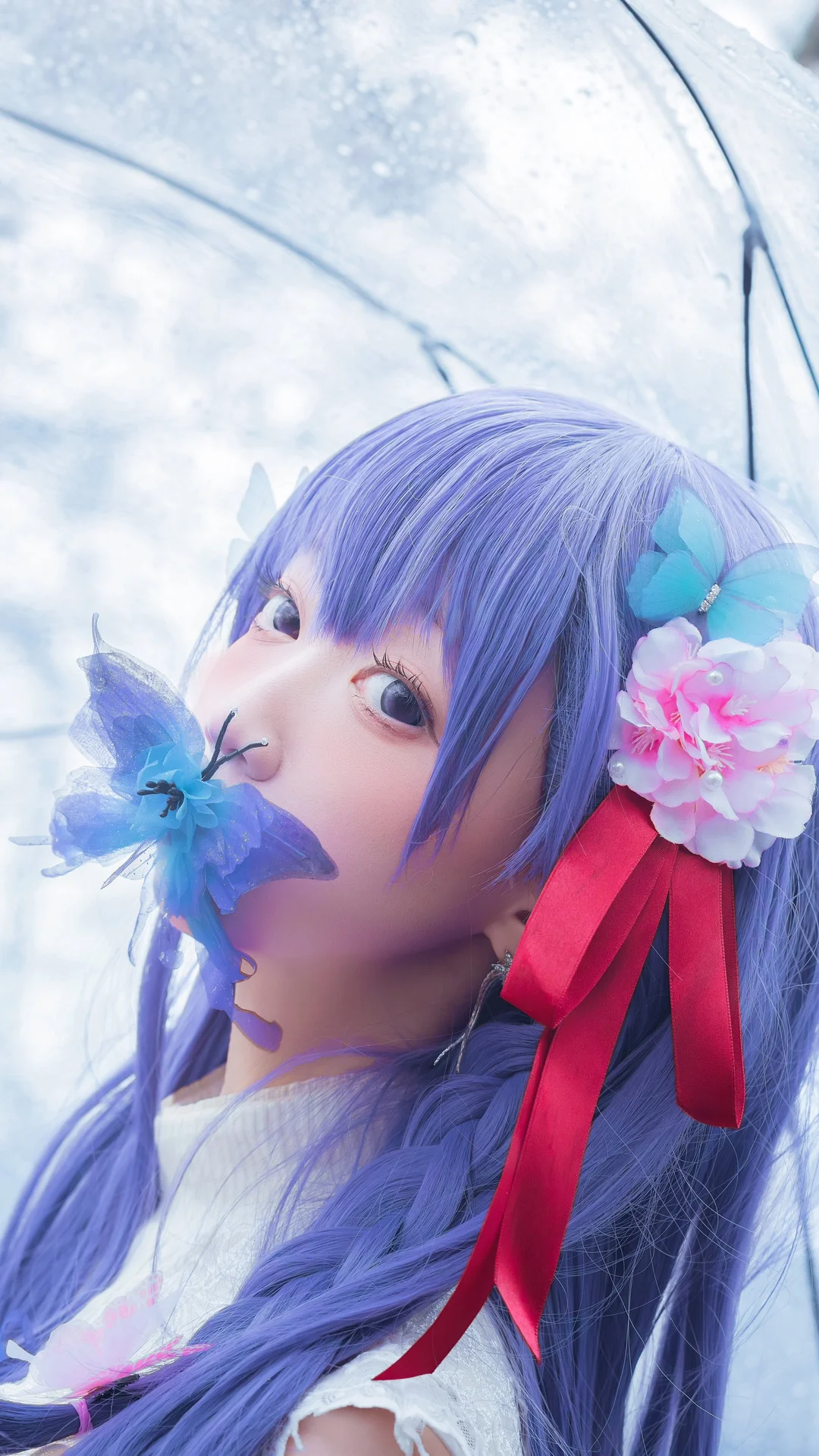 Fateシリーズ, 間桐桜 コスプレ, コスプレ撮影, 桜の季節の写真, 雨の日の雰囲気 - 8枚目