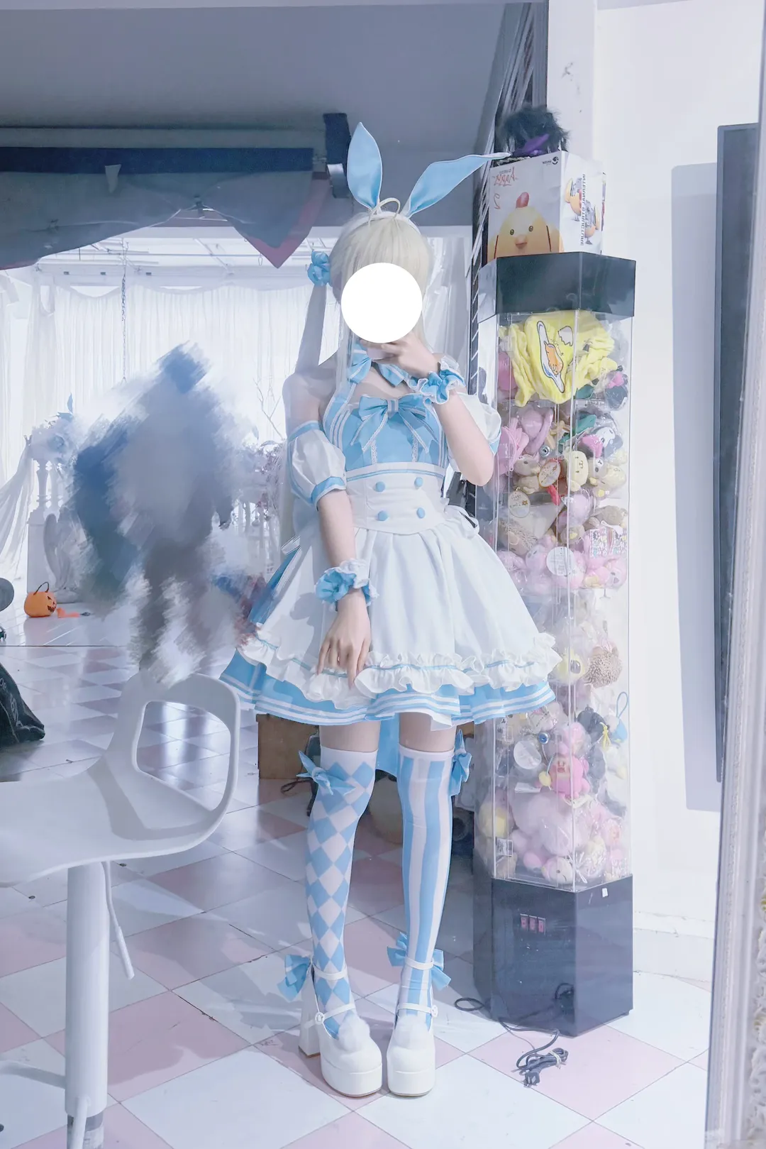二次元, cosplay, 洛丽塔, 丝袜, 假发
