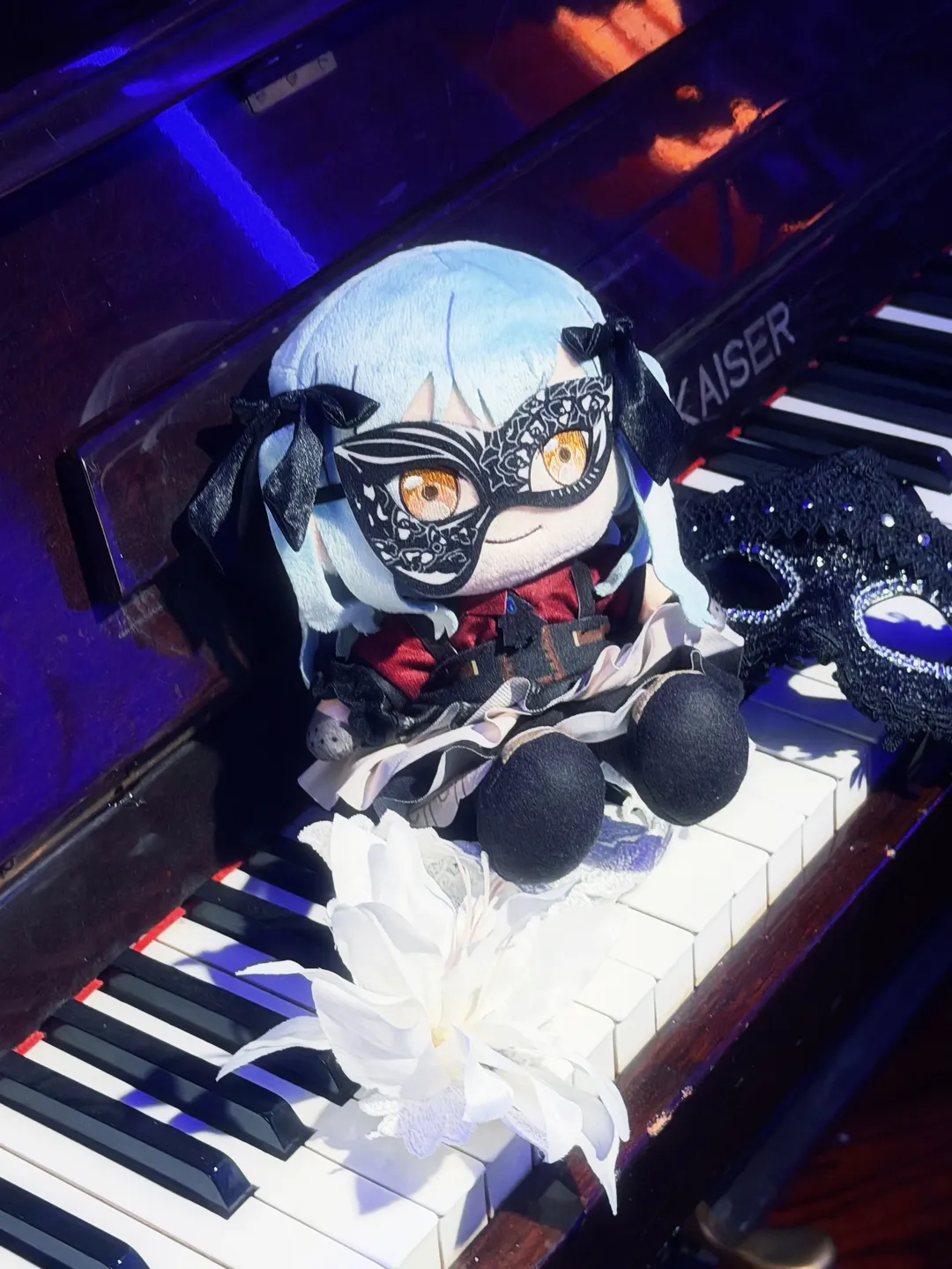 Sakiko Toyokawa cosplay, Arknights, Black stockings, Gothic Lolita, Ave Mujica - Image 7