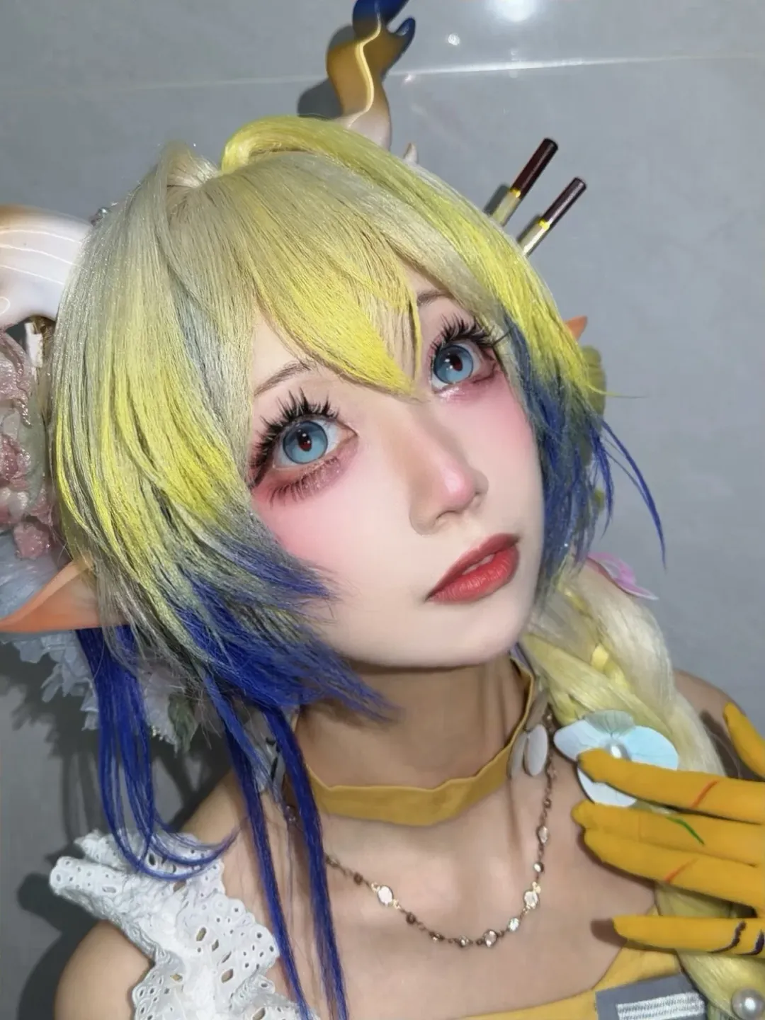 黍cos, 明日方舟, 明日方舟cos, cosplay美瞳, 妆面记录
