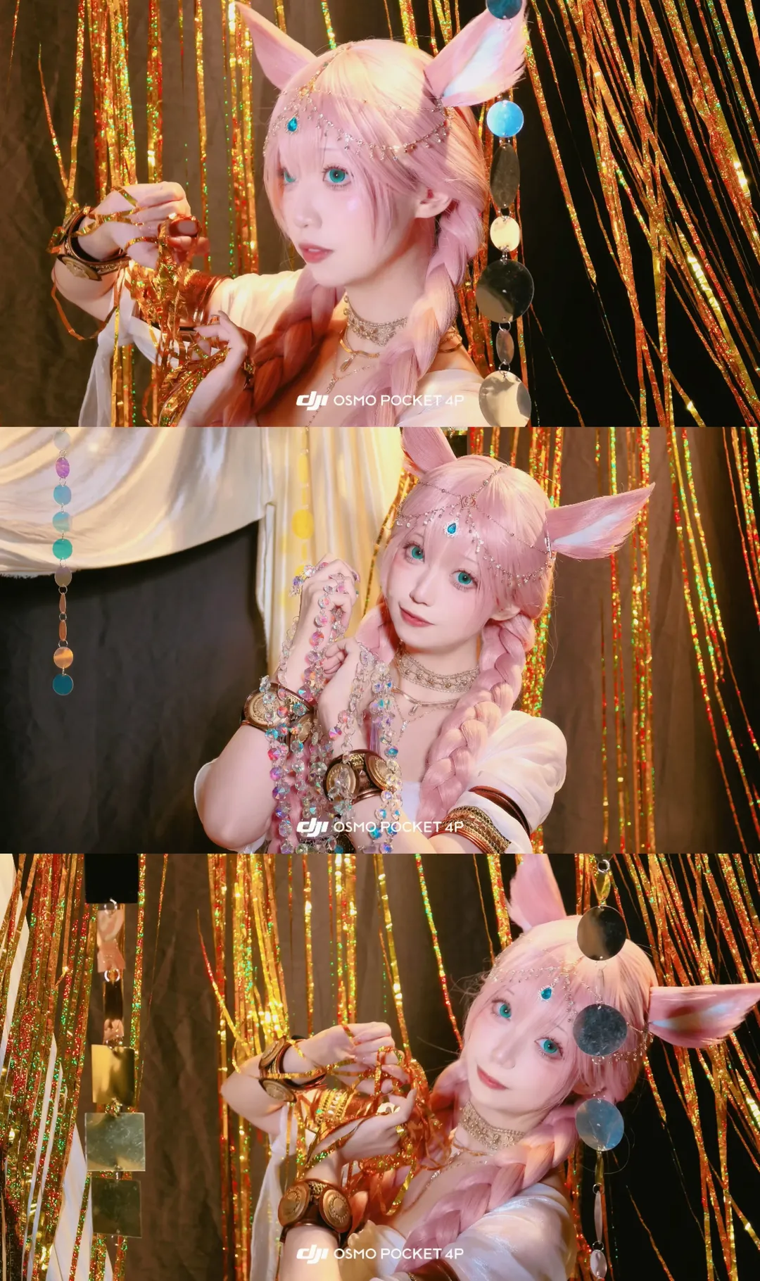异域风情, 猫娘cos, 棚拍分享, 最终幻想14, 大疆Pocket4P - 第2张