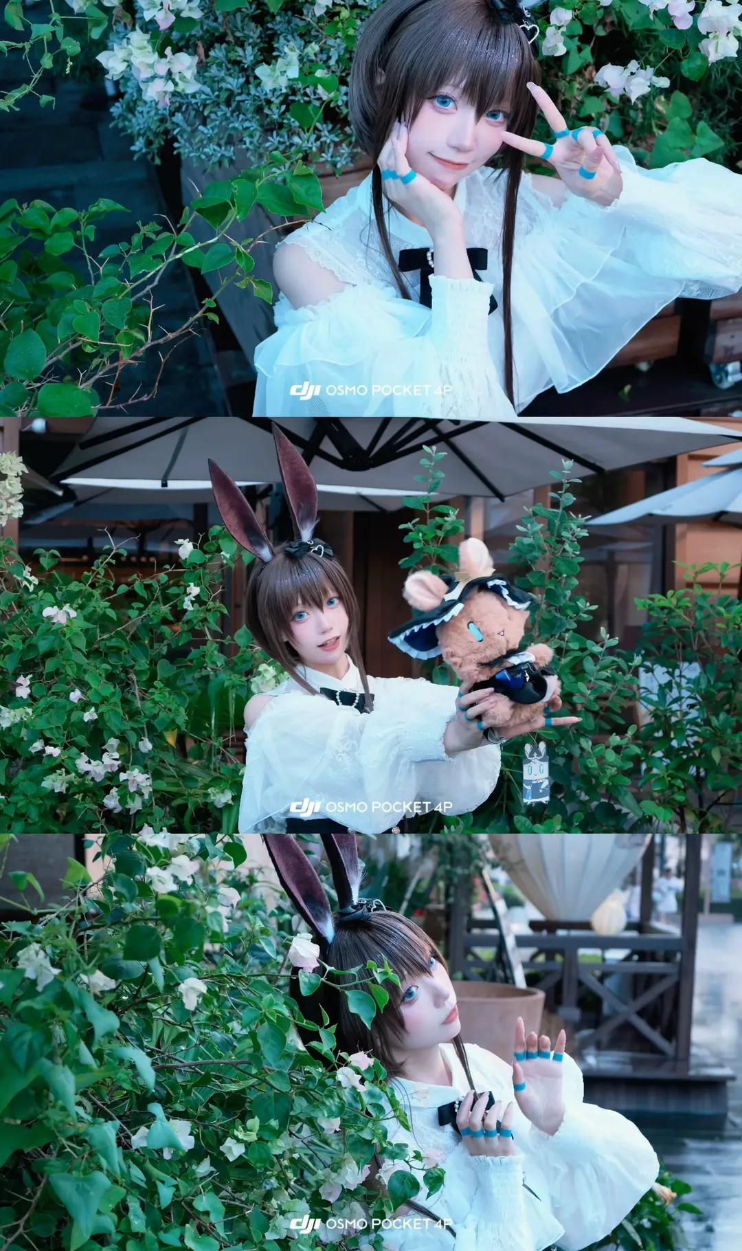 アークナイツ, アーミヤ コスプレ, コスプレ撮影, DJI Pocket 4 Pro, 透明感のある色調調整 - 4枚目