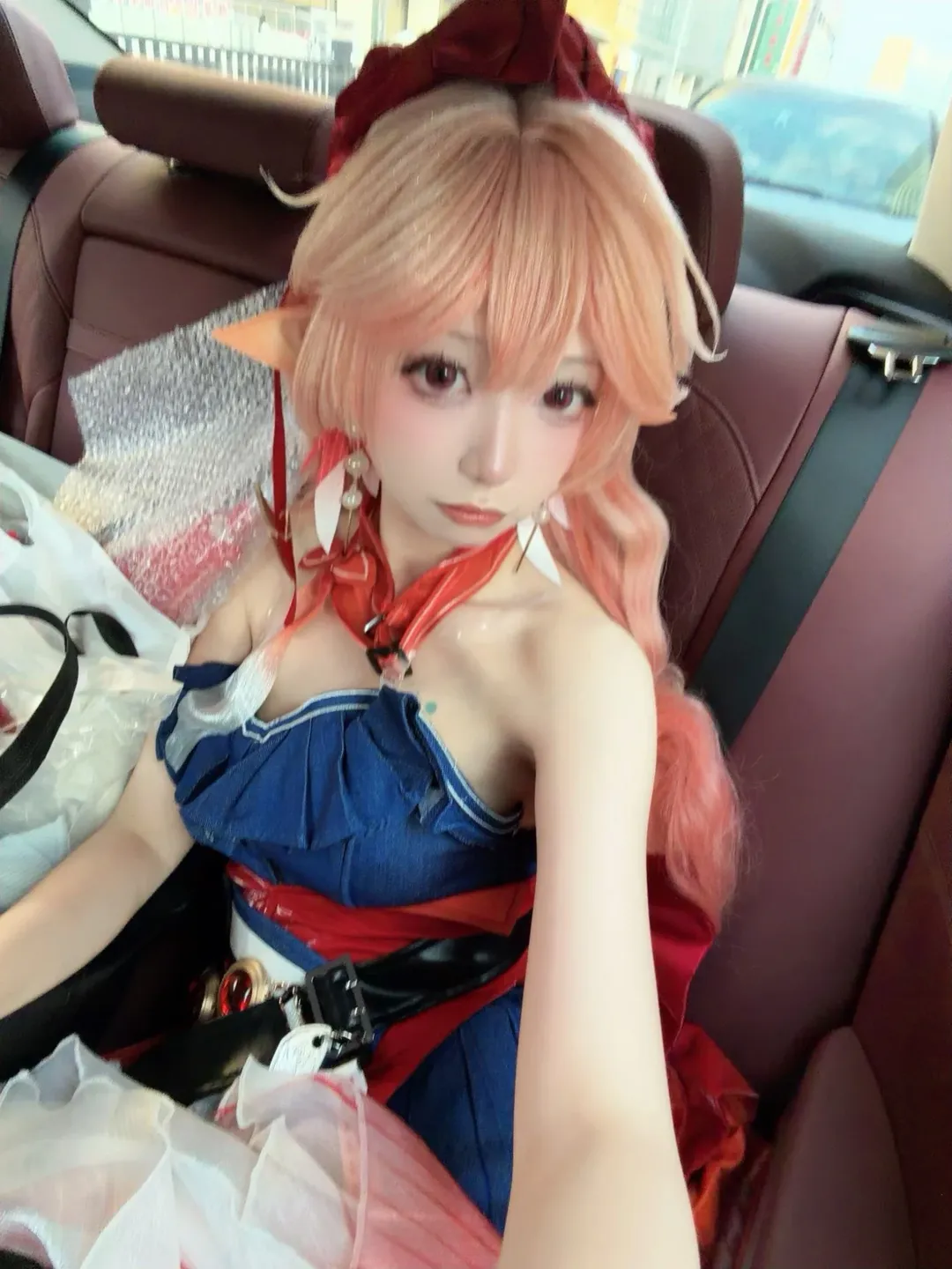 漫展返图, 明日方舟, cosplay日常, 精灵耳造型, 羽生萌萌香cos