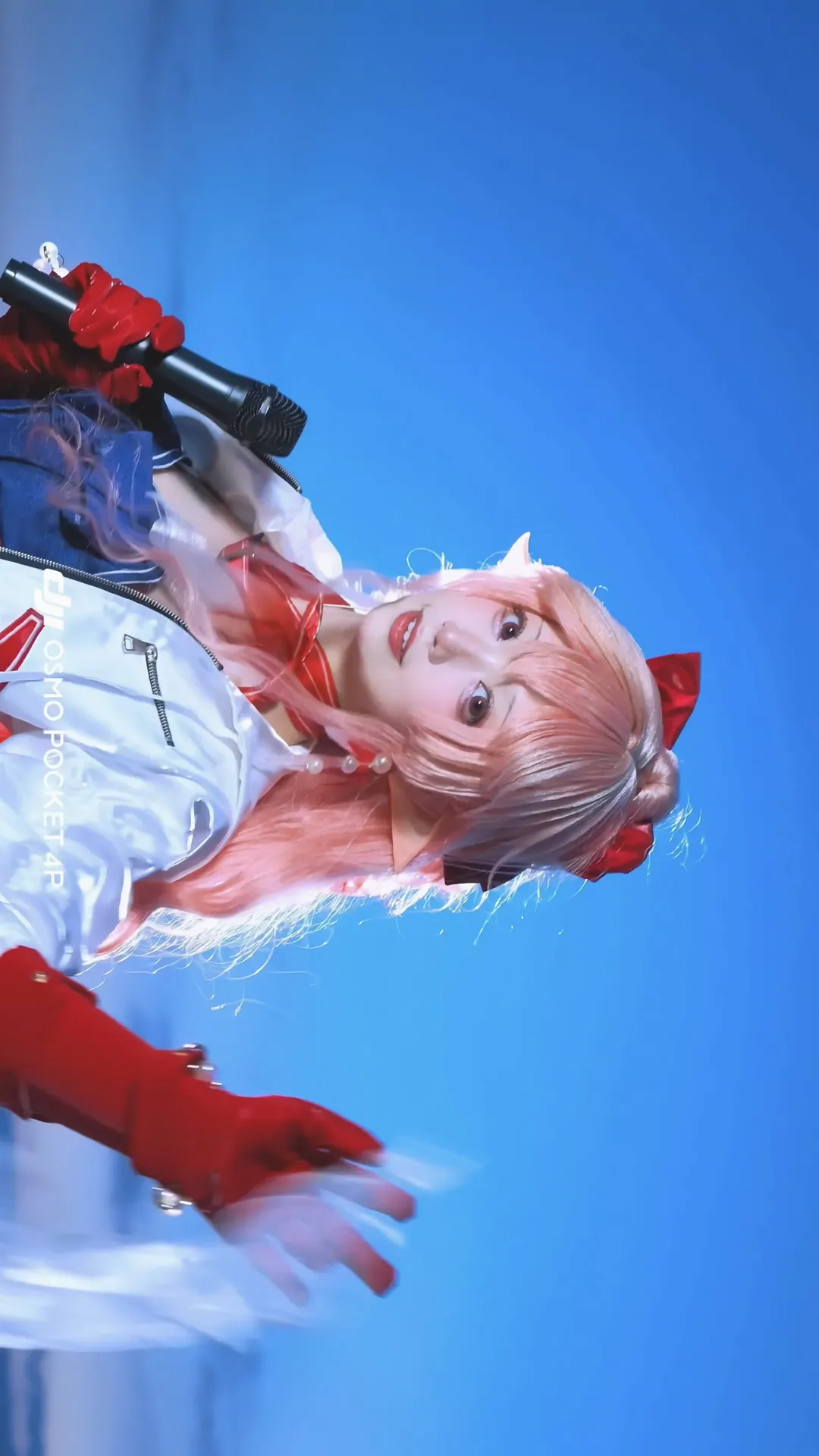 明日方舟, 蓝调时刻, cosplay摄影, 羽生萌萌香cos, 大疆Pocket4P - 第4张