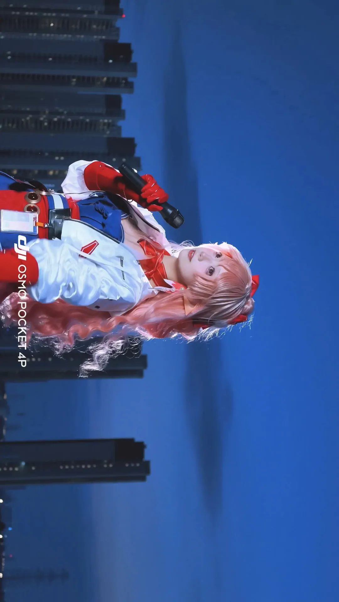 明日方舟, 蓝调时刻, cosplay摄影, 羽生萌萌香cos, 大疆Pocket4P - 第6张