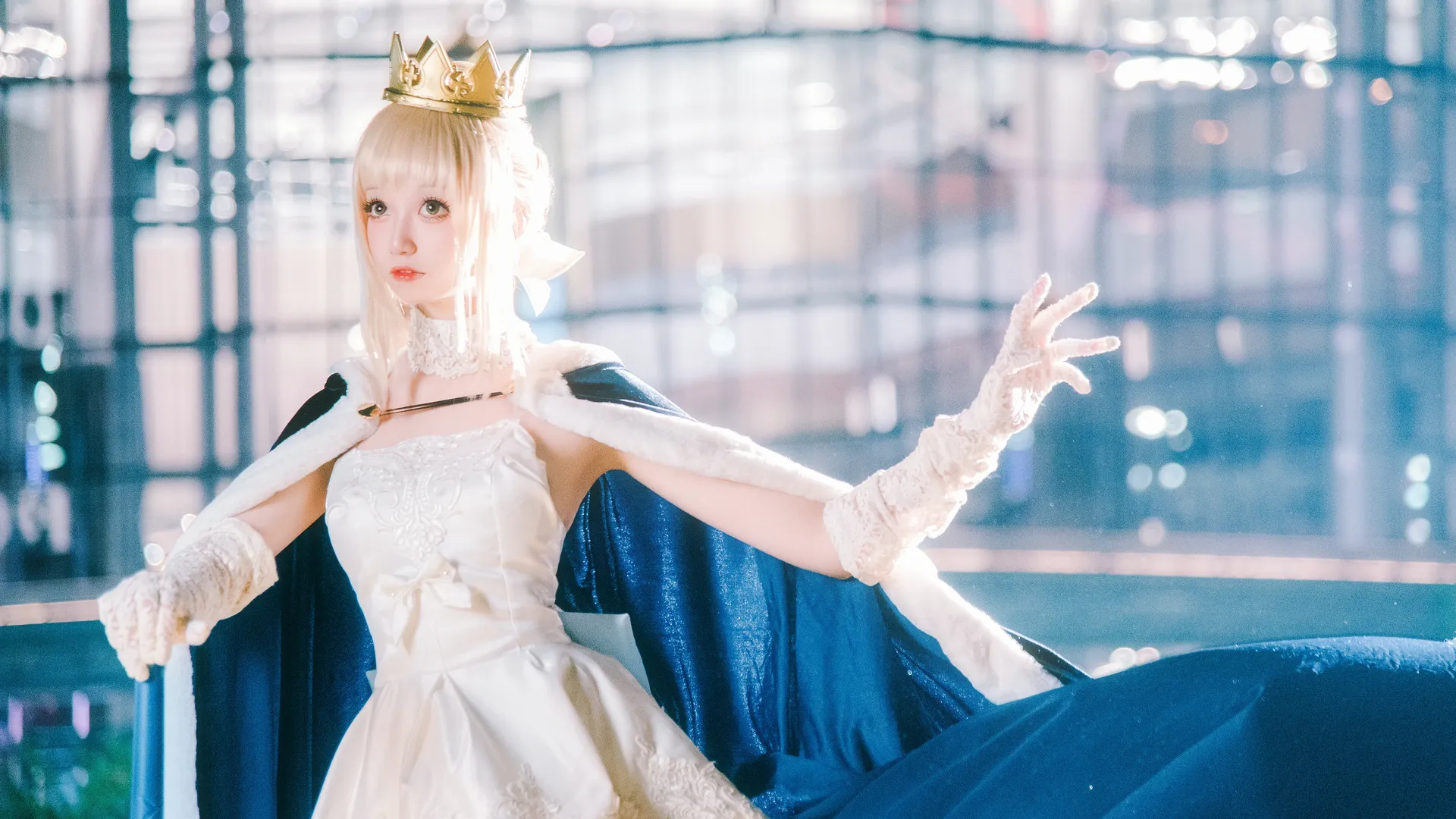 cosplay, 阿尔托莉雅cos, 摄影后期, fgo, 白丝cos
