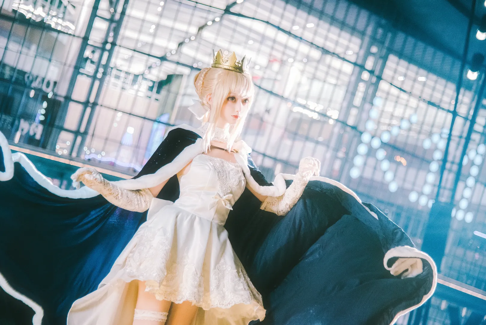 cosplay, 阿尔托莉雅cos, 摄影后期, fgo, 白丝cos - 第4张