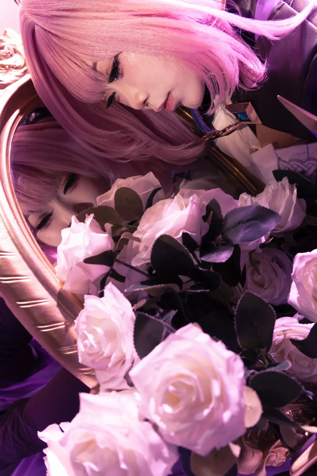 爱莉希雅cos, 崩坏三, 氛围感写真, cosplay正片, 粉色长发cos - 第2张