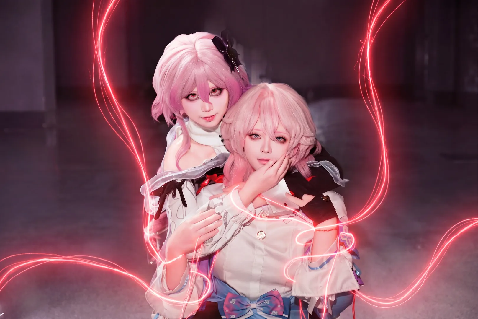 崩坏星穹铁道, 三月七cos, 长夜月cos, 双人cosplay, 月冕组