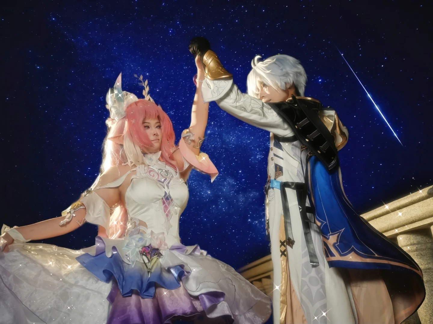 Cyrene Cosplay, Honkai: Star Rail, Omphalos, Phainon, Naked-eye 3D