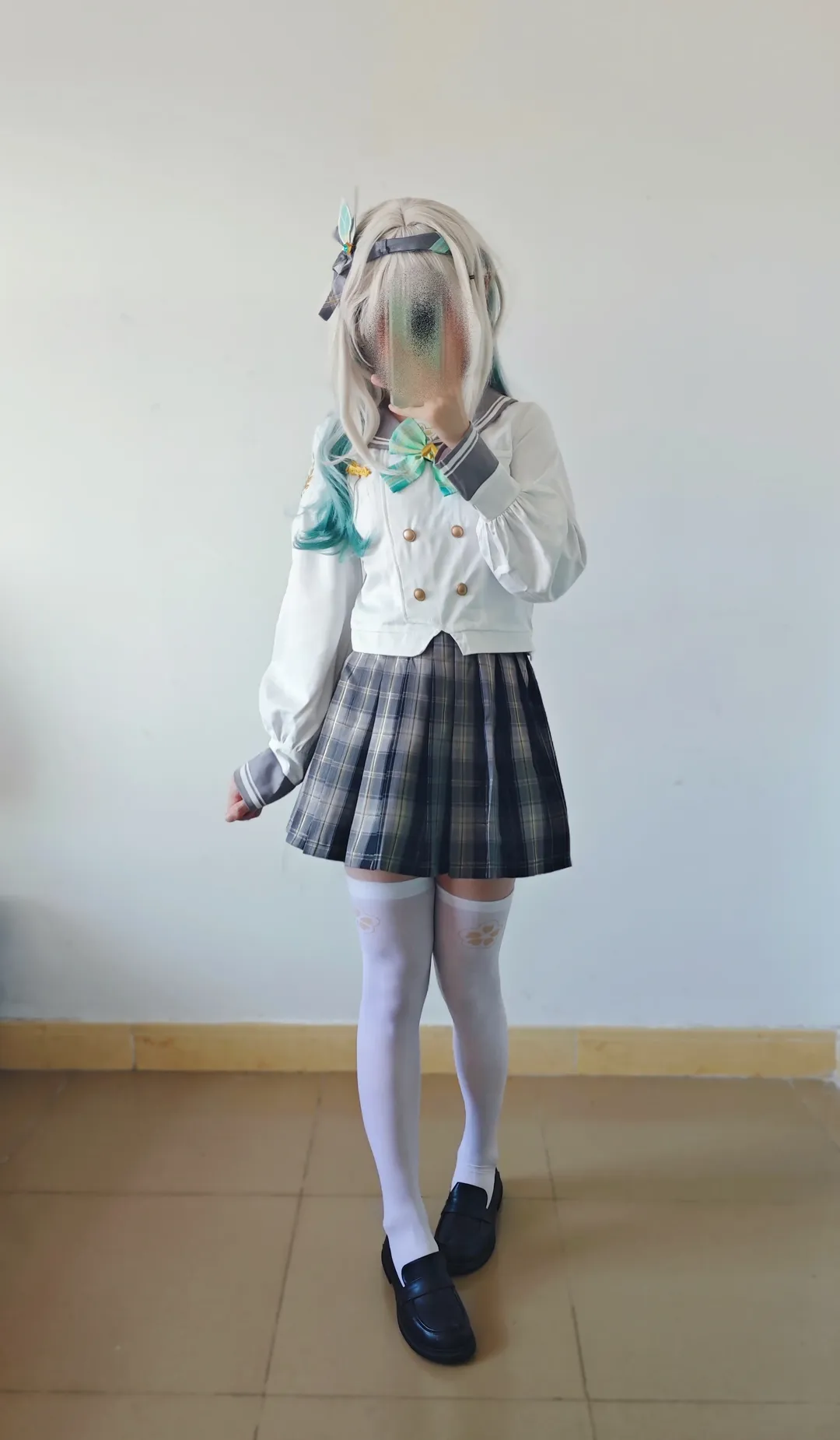 Honkai: Star Rail, Firefly cosplay, Spring Missive, JK uniform, Casual cosplay