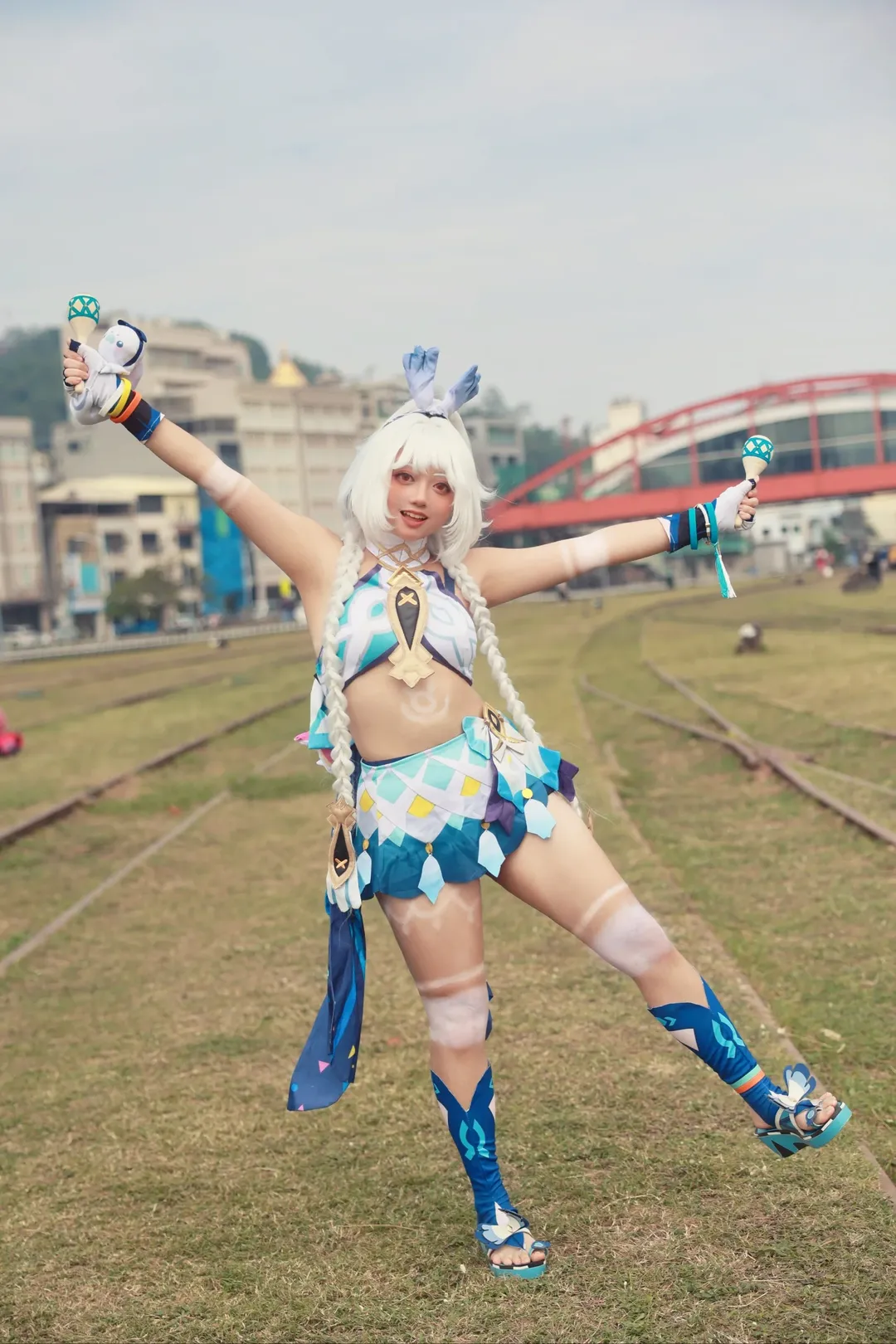 原神, 场照, 户外cosplay, 纳塔, 玛拉妮cos