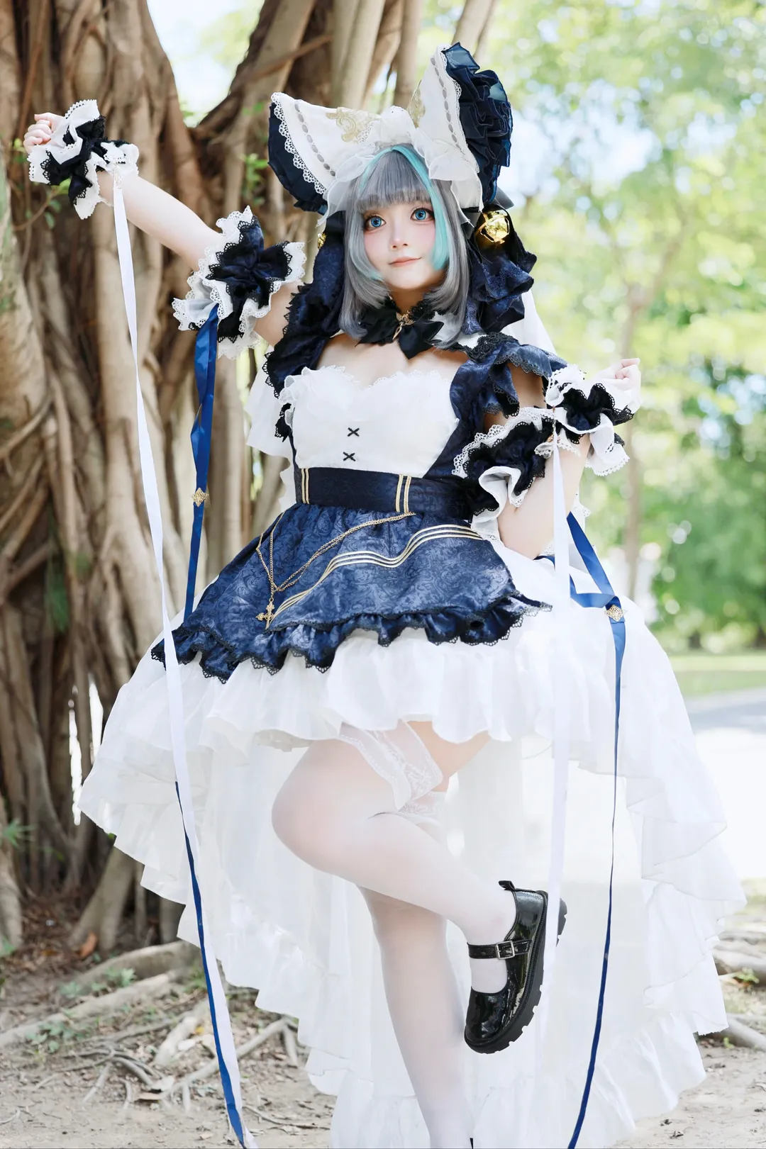 碧藍航線, 白絲, cosplay穿搭, 二次元場照, 小柴郡cos