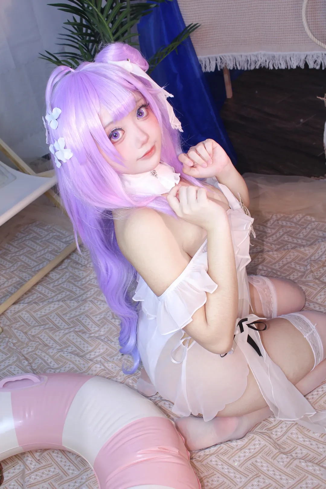 二次元摄影, 碧蓝航线, 泳装cosplay, 夏日写真, 独角兽cos - 第4张