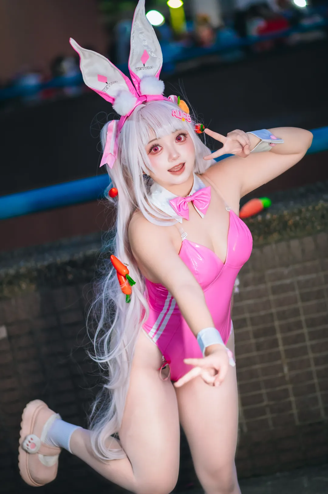 二次元, cosplay, 爱丽丝cos, 胜利女神妮姬, 兔女郎