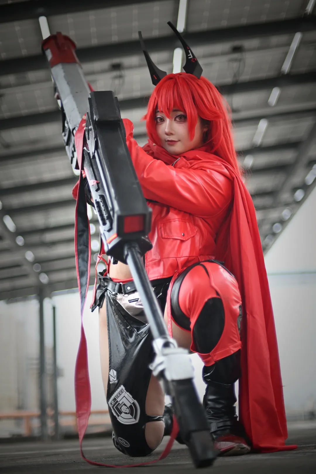 cosplay, 胜利女神妮姬, coser日常, 小红帽cos, 射击游戏cos