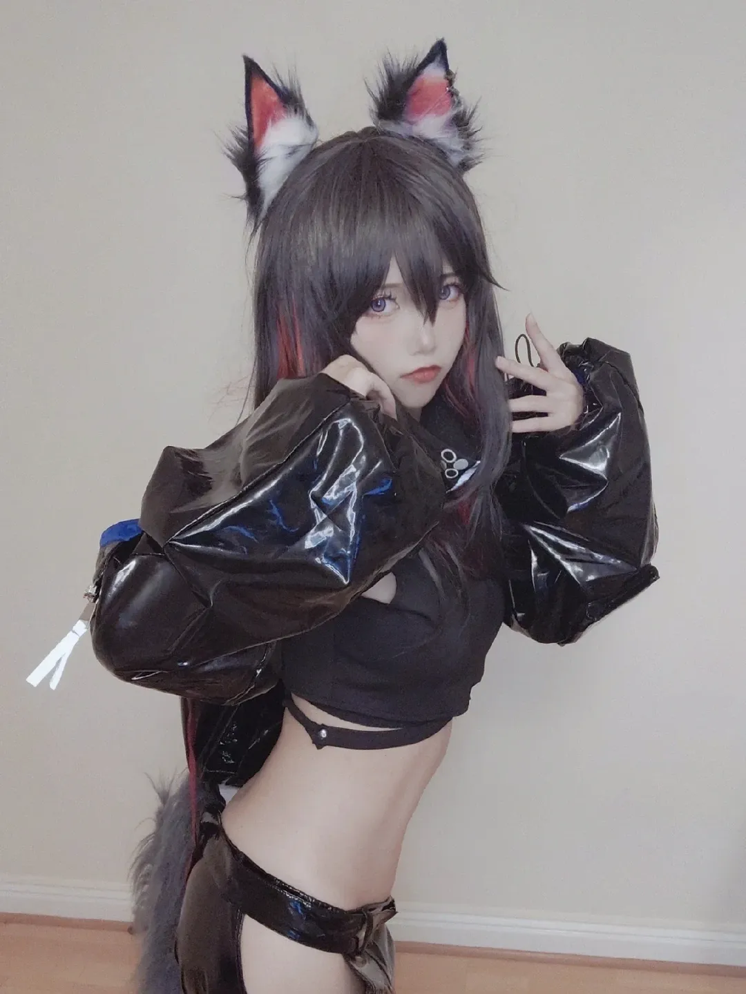 2D, cosplay, Arknights, Animal ears, Texas cosplay