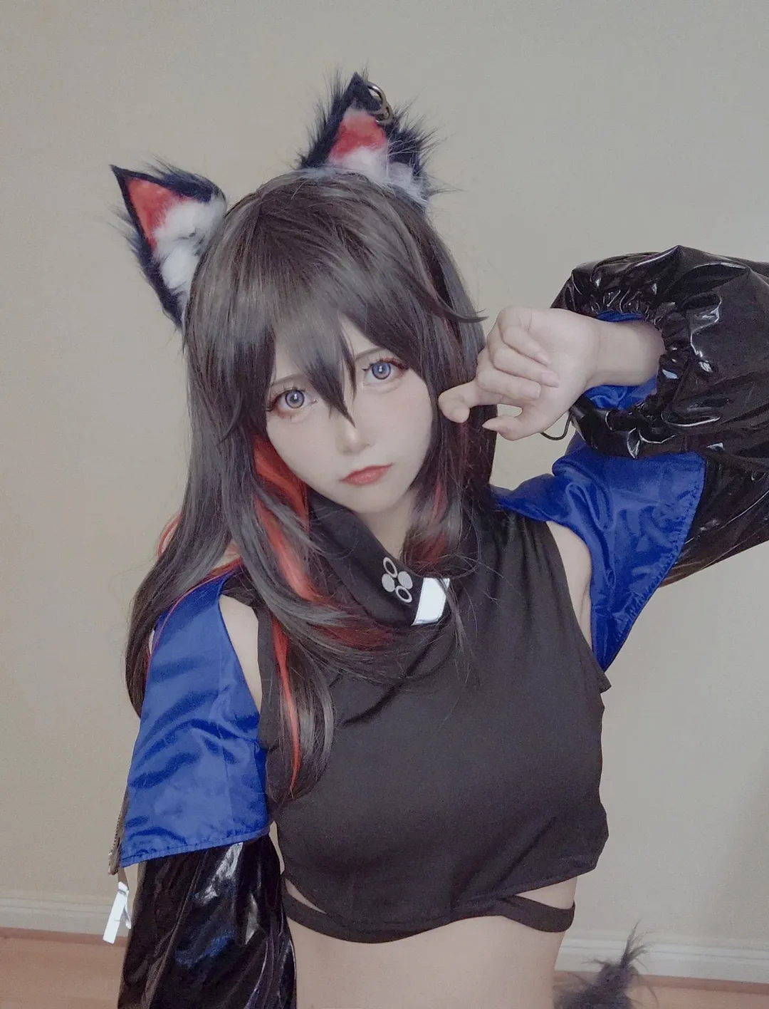 二次元, cosplay, 明日方舟, 兽耳, 德克萨斯cos - 第3张