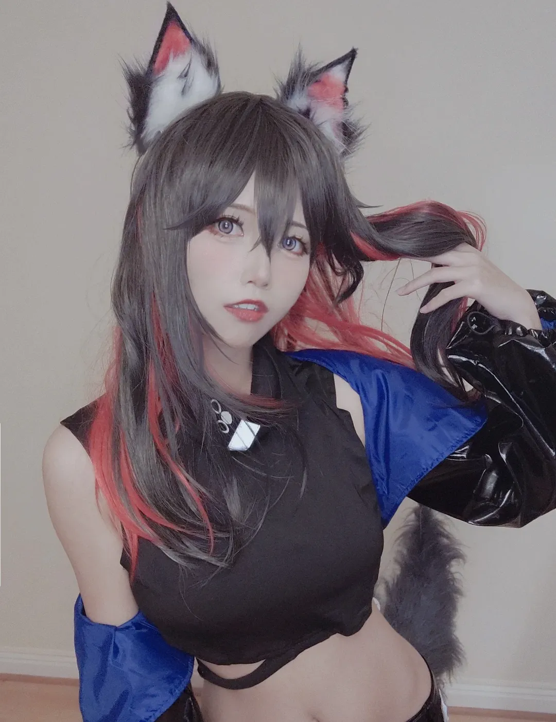 二次元, cosplay, 明日方舟, 兽耳, 德克萨斯cos - 第6张