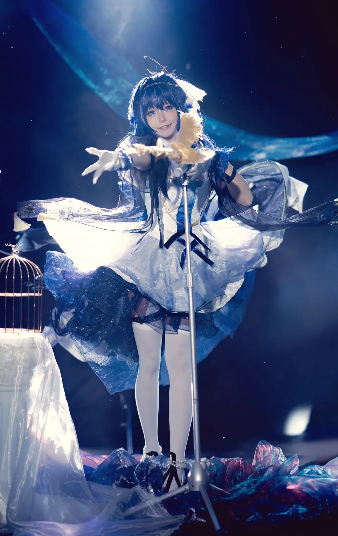 cosplay, 舞台摄影, 明日方舟, 白丝, 星极cos