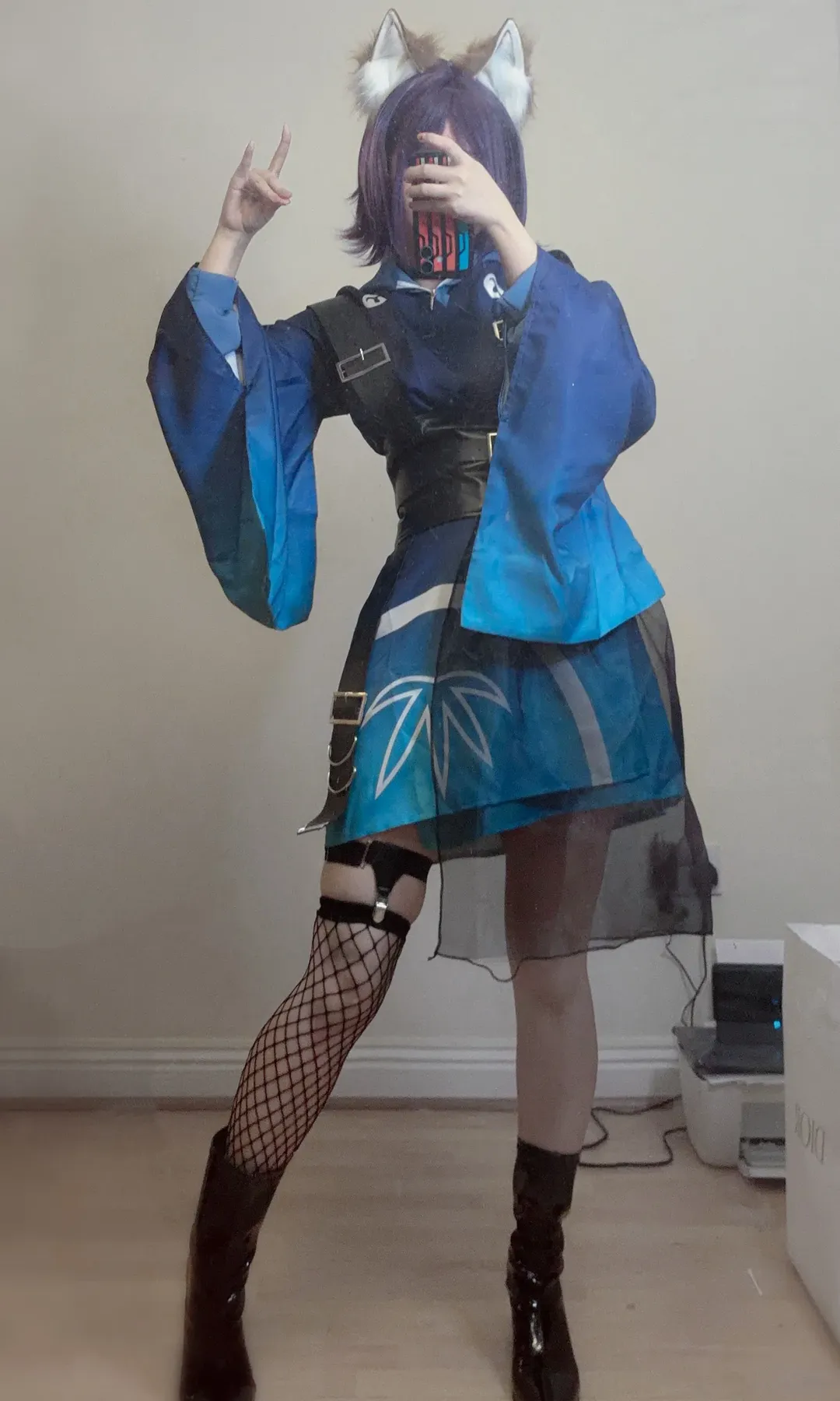 二次元cosplay, 超时空辉夜姬, 兽耳娘, 酒寄彩叶cos, C服穿搭 - 第1张