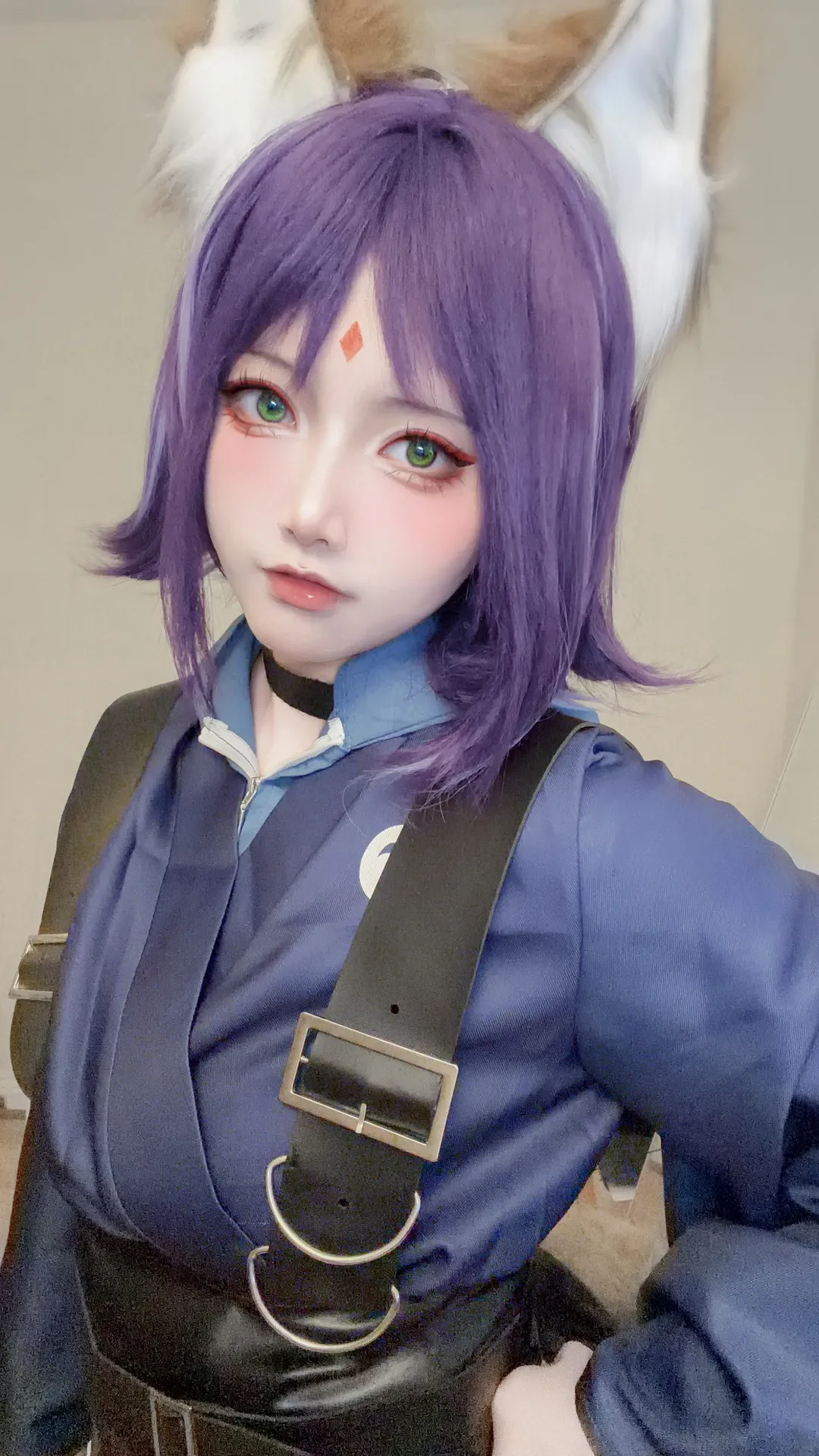 二次元cosplay, 超时空辉夜姬, 兽耳娘, 酒寄彩叶cos, C服穿搭 - 第3张