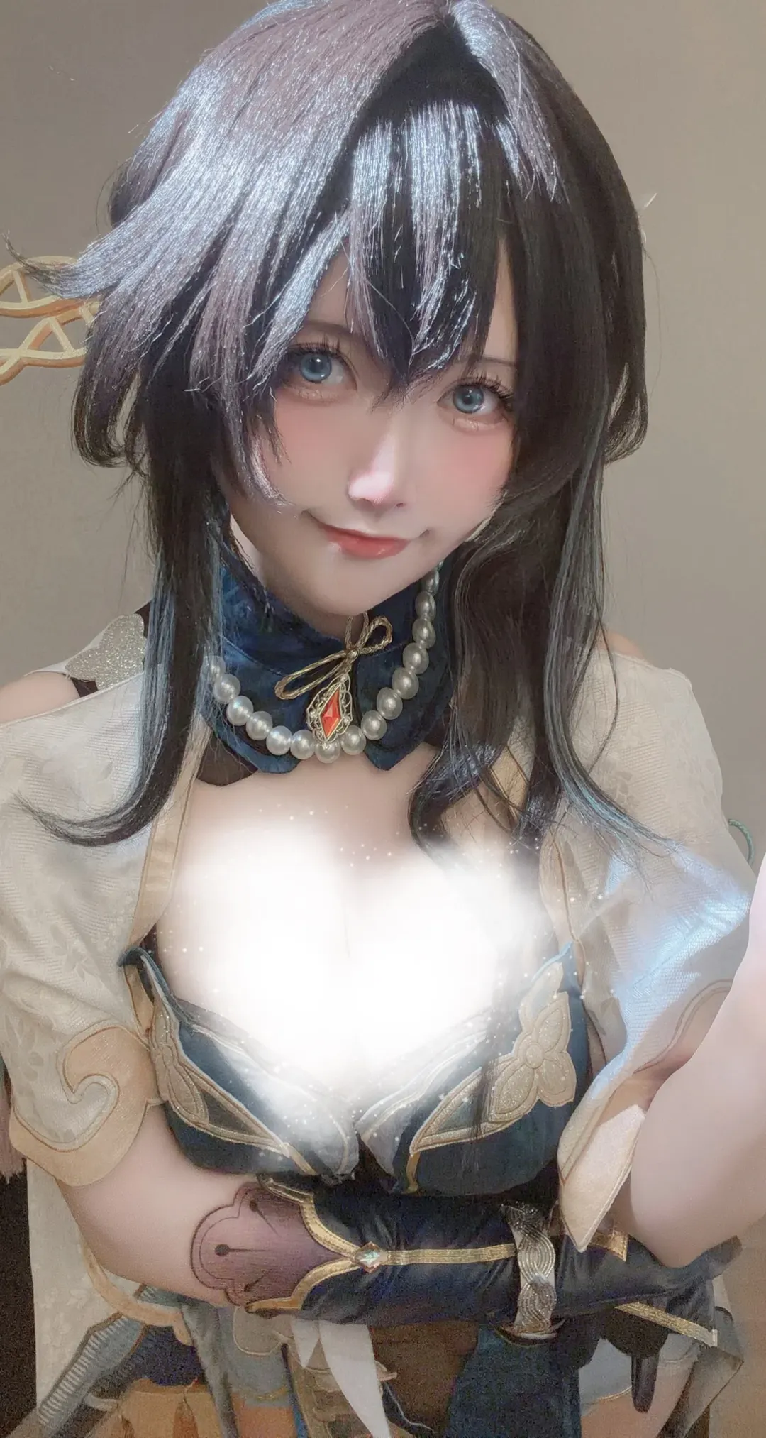 Honkai: Star Rail, Blue-themed outfit, Ruan Mei cosplay, Casual cosplay, Chinese-style fantasy - Image 2