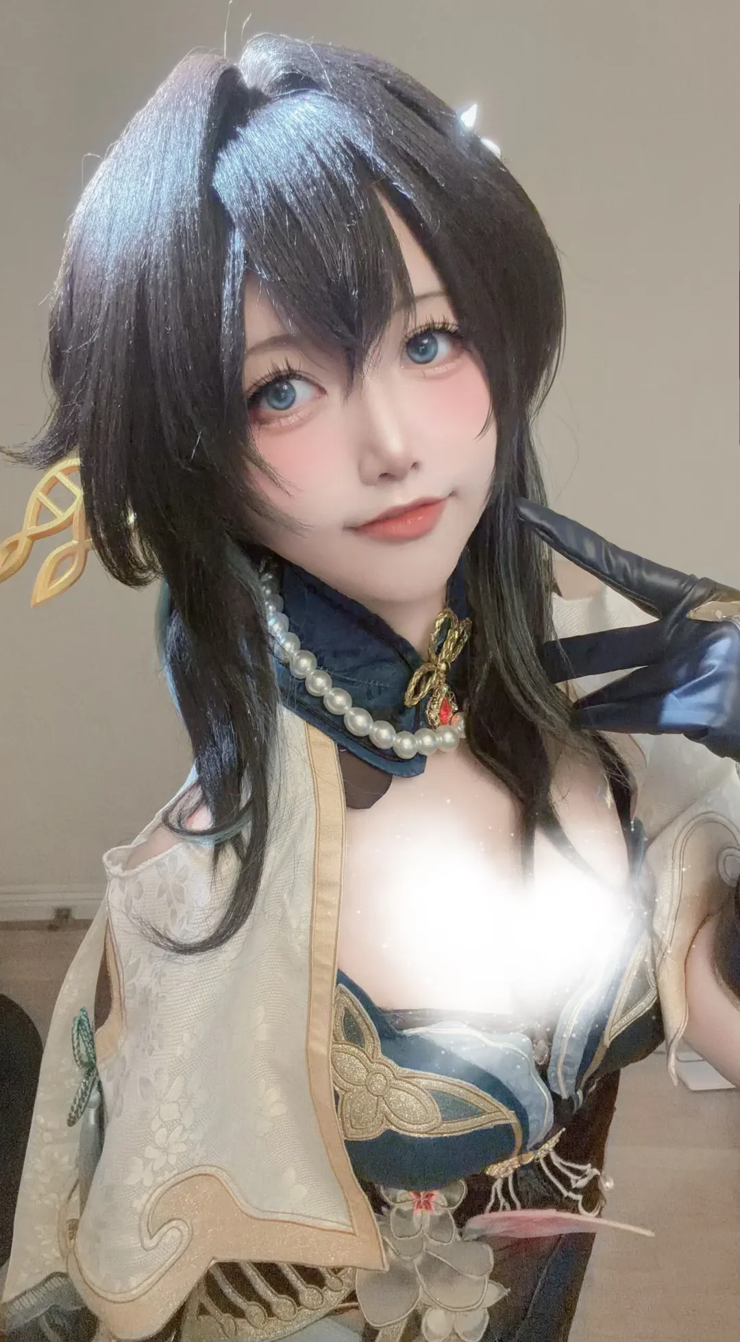 Honkai: Star Rail, Blue-themed outfit, Ruan Mei cosplay, Casual cosplay, Chinese-style fantasy - Image 4