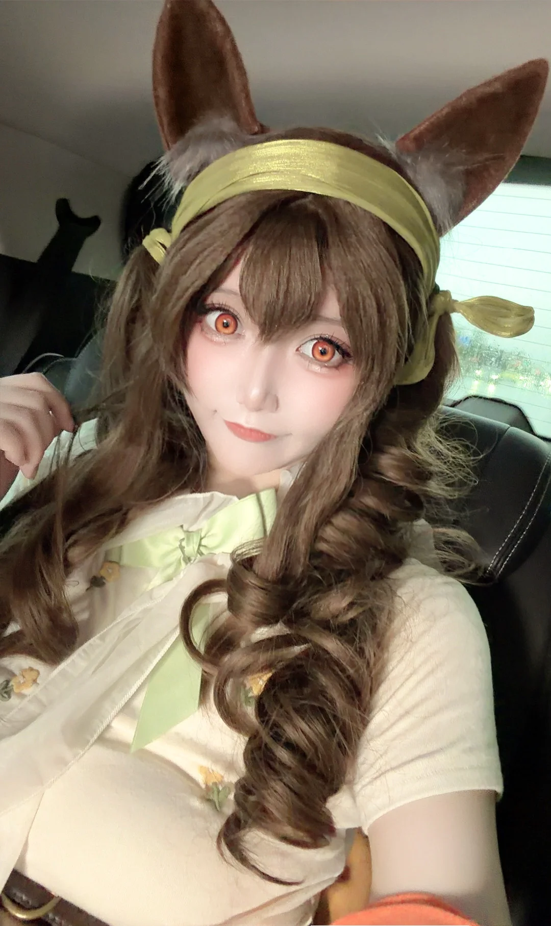 明日方舟, cosplay日常, 兽耳娘, 安洁莉娜cos, 腿环穿搭 - 第3张