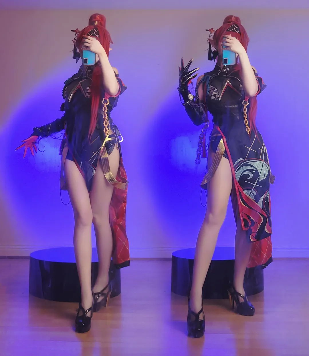 鸣潮, cosplay, Coser日常, 吟霖cos, 国风赛博 - 第4张