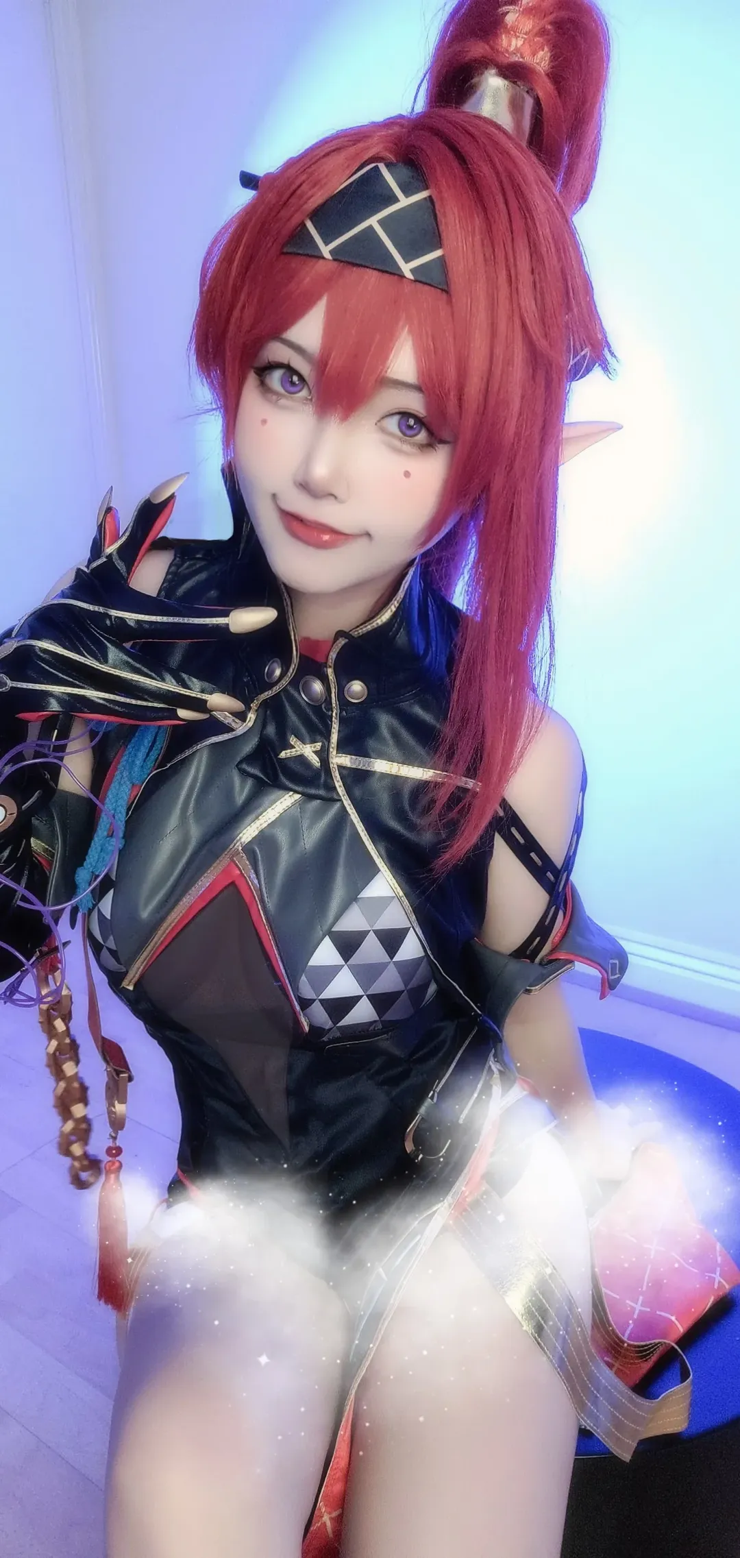 鸣潮, cosplay, Coser日常, 吟霖cos, 国风赛博 - 第5张