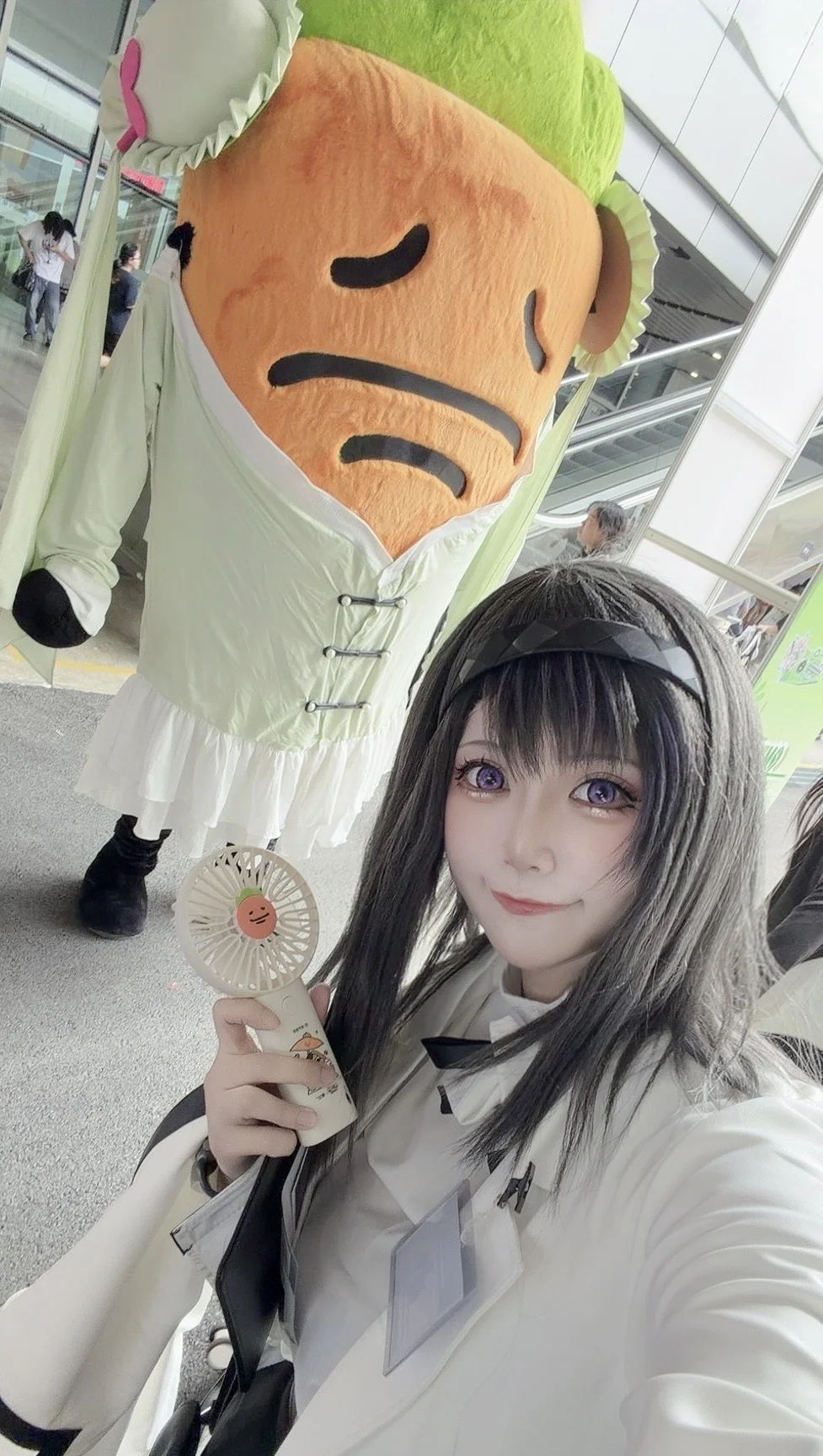アークナイツ, アニメイベントの日常, プリーステス コスプレ, 黒ストッキングコスプレ, CPG08 - 1枚目