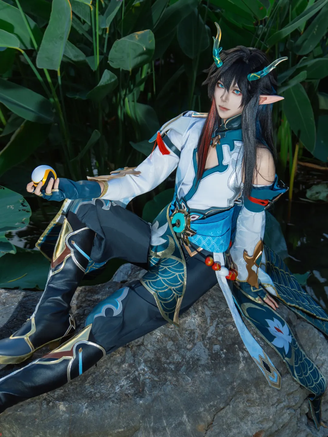 cosplay, 崩坏星穹铁道, 生贺, 丹恒·饮月cos, 荷叶 - 第1张
