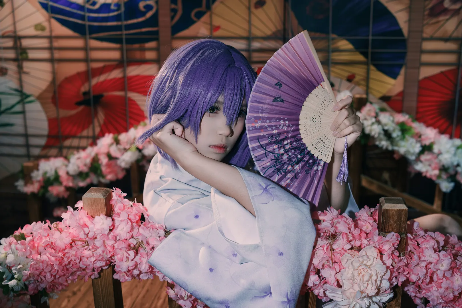 Anime girl, Japanese style cosplay, Japanese style photography, Yukata photoshoot, Japanese-style photoshoot - Image 7