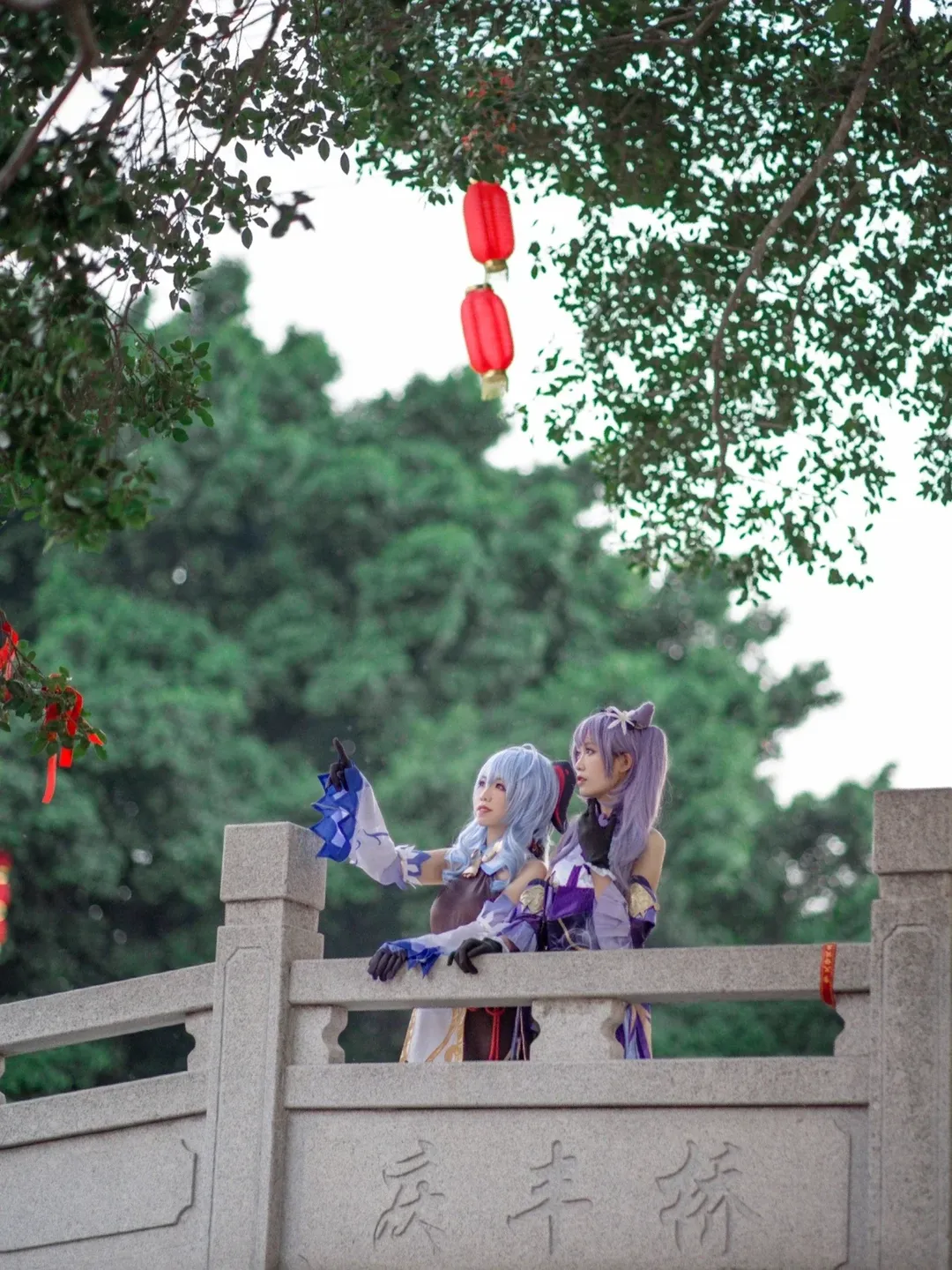 原神, 甘雨cos, 刻晴cos, 雙人外景, 心甘晴願