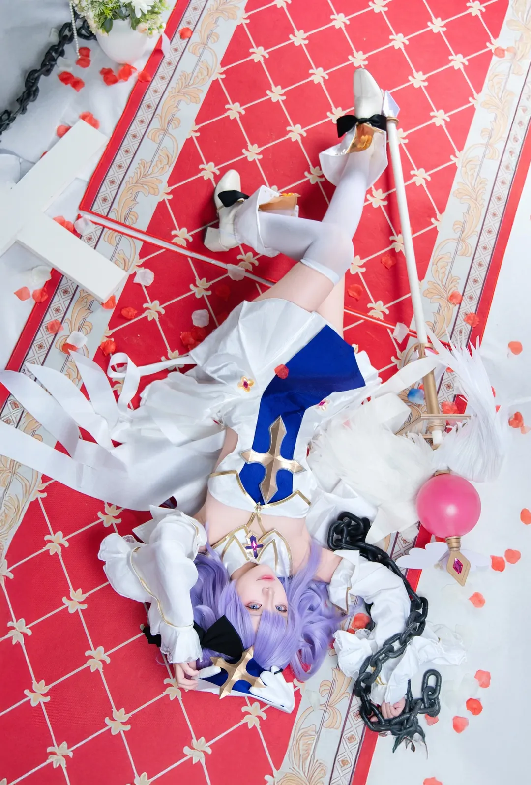 角色扮演, 二次元摄影, 碧蓝航线, 独角兽cos, 白丝穿搭 - 第1张