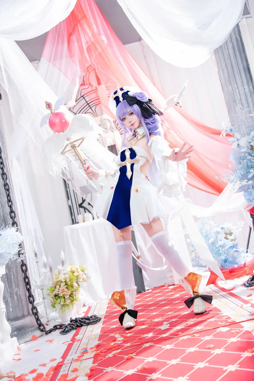 角色扮演, 二次元摄影, 碧蓝航线, 独角兽cos, 白丝穿搭 - 第2张