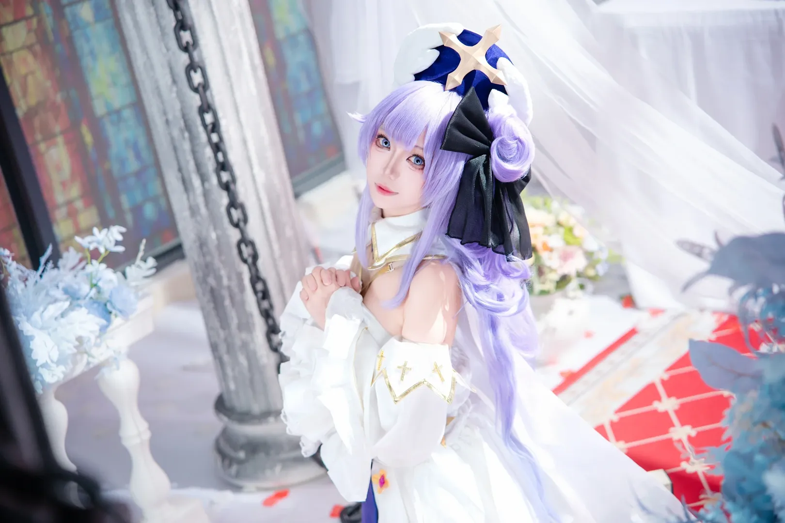 角色扮演, 二次元摄影, 碧蓝航线, 独角兽cos, 白丝穿搭 - 第3张