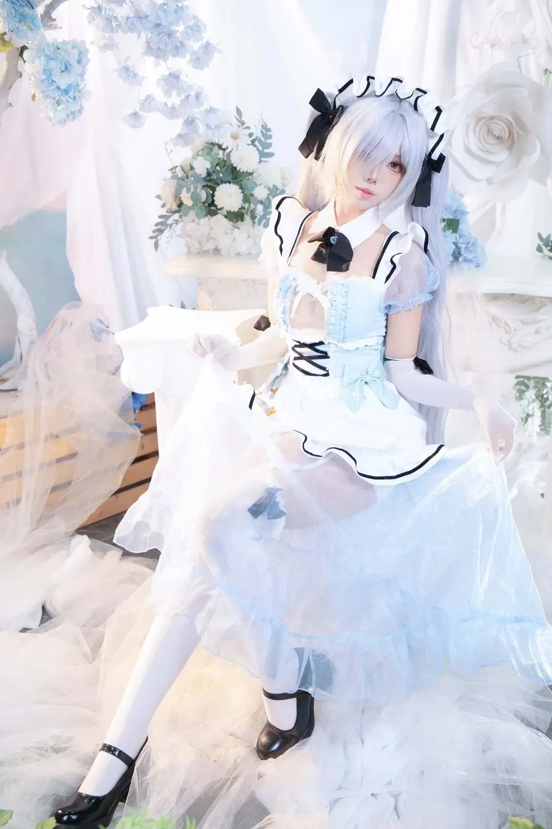 螢火蟲漫展, 灰姑娘cos, 白絲穿搭, Nikke勝利女神, 女僕裝cos