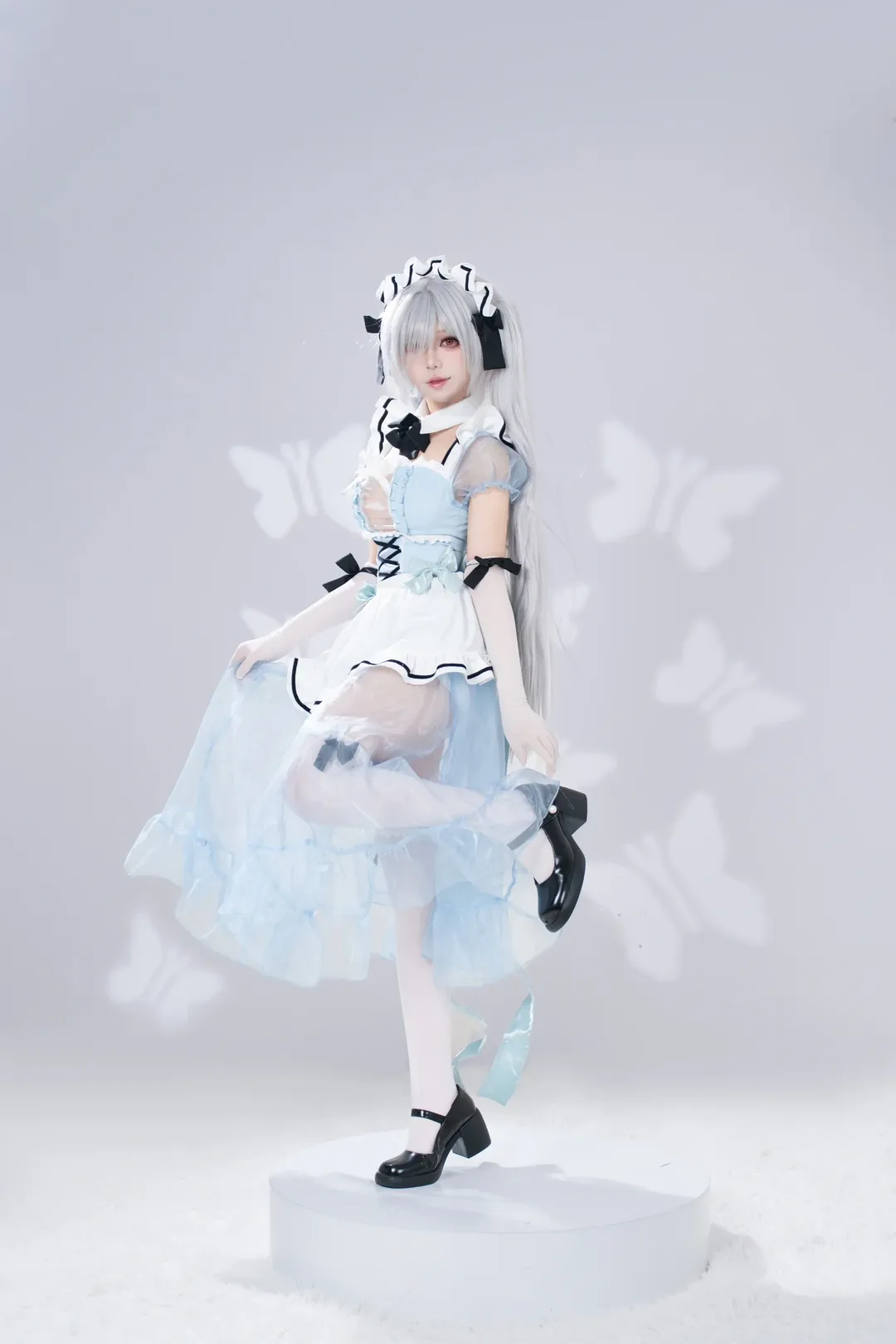 螢火蟲漫展, 漫展場照, 灰姑娘cos, Nikke勝利女神, 白絲cos