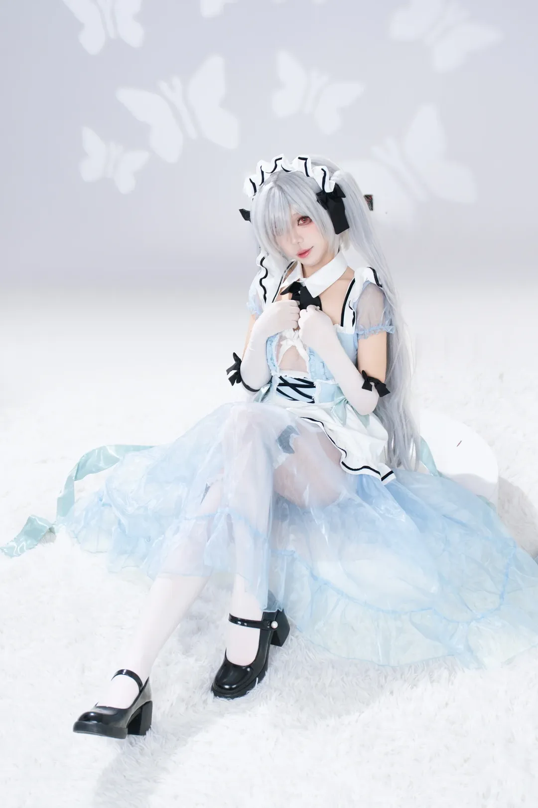 ホタルACGエキスポ, イベント写真, シンデレラ コスプレ, 勝利の女神：NIKKE, 白タイツコスプレ - 5枚目