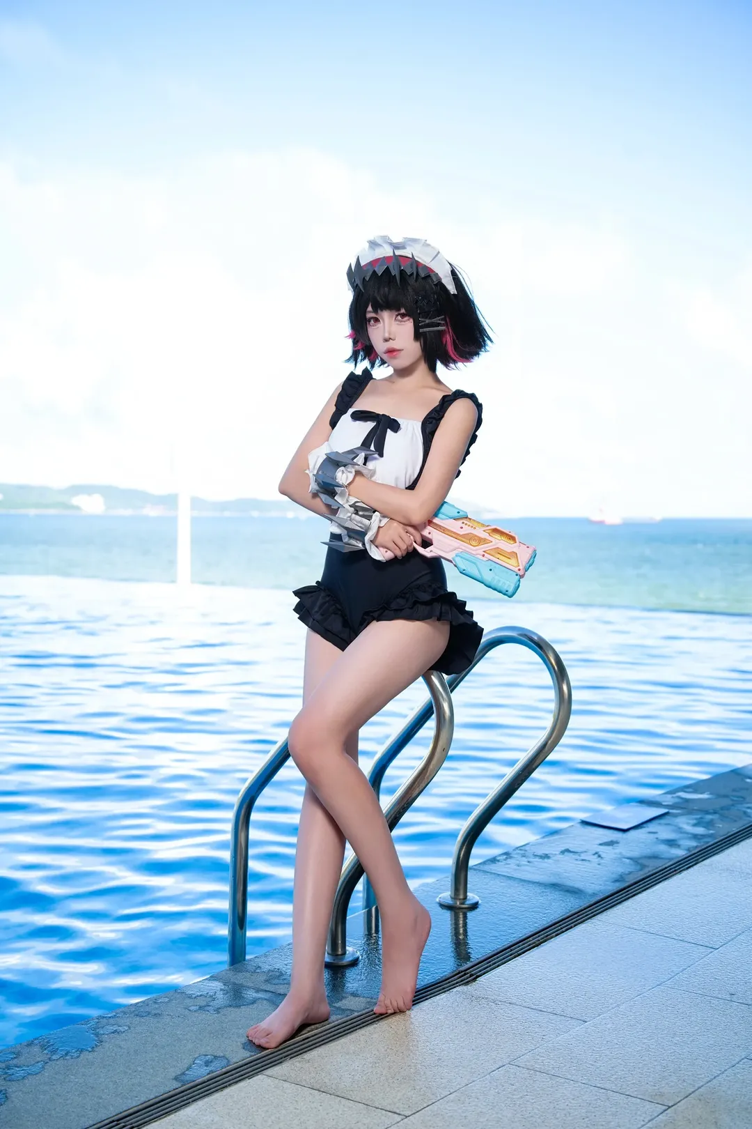 绝区零, 泳装cos, 艾莲乔cos, 夏日特辑, 自搭泳衣 - 第2张